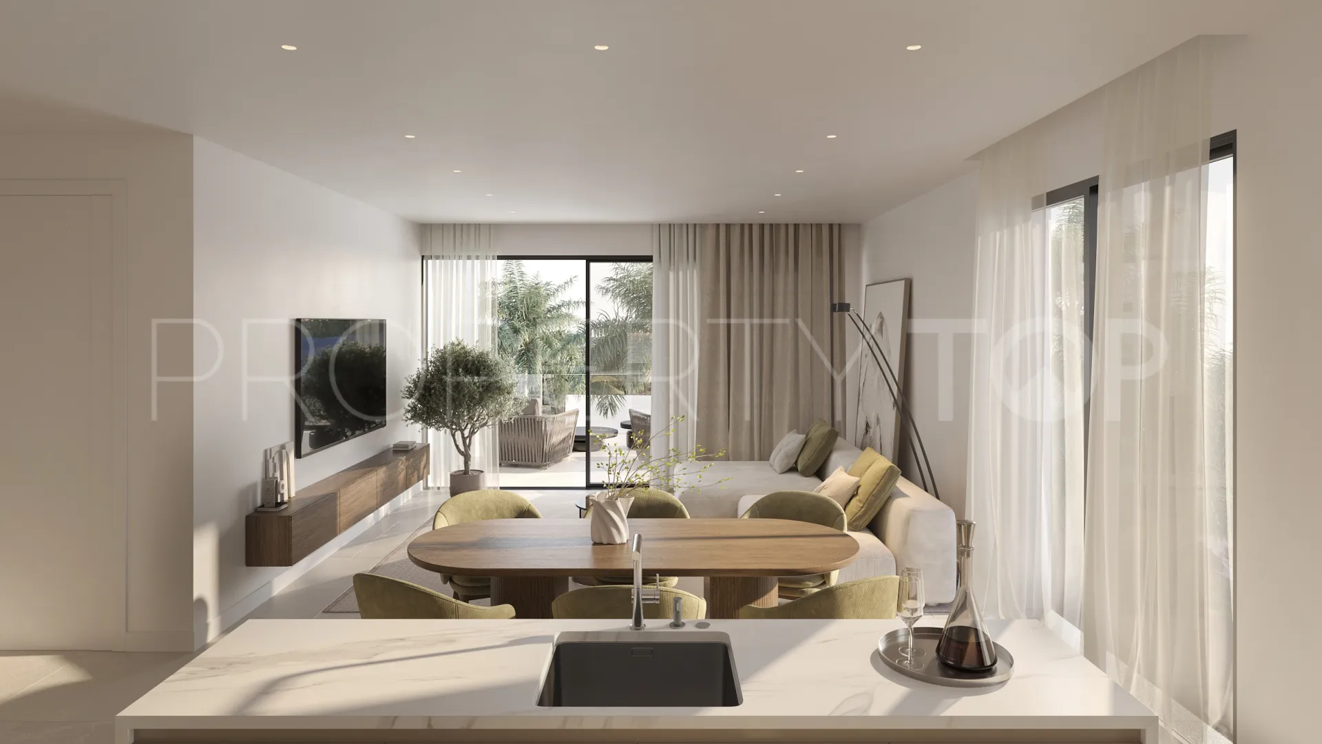 Estepona Oeste, apartamento planta baja en venta