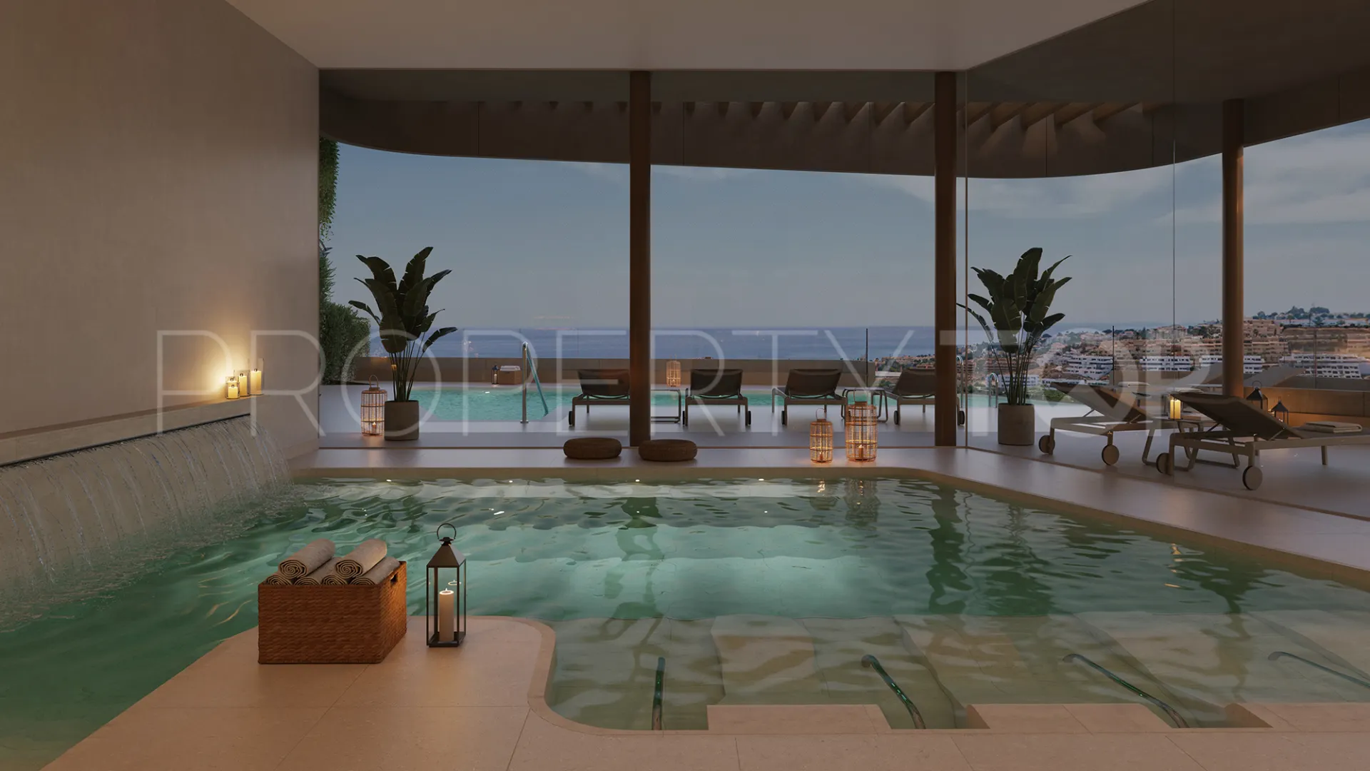 Cala de Mijas, apartamento planta baja en venta de 3 dormitorios