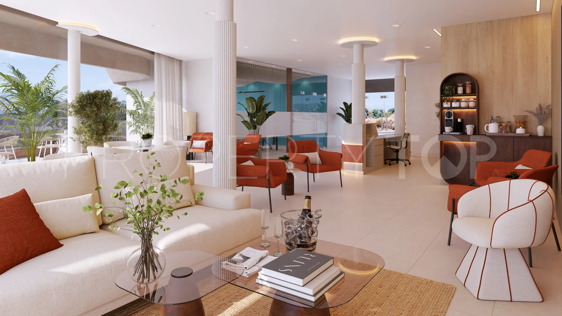 Cala de Mijas, apartamento planta baja en venta de 3 dormitorios