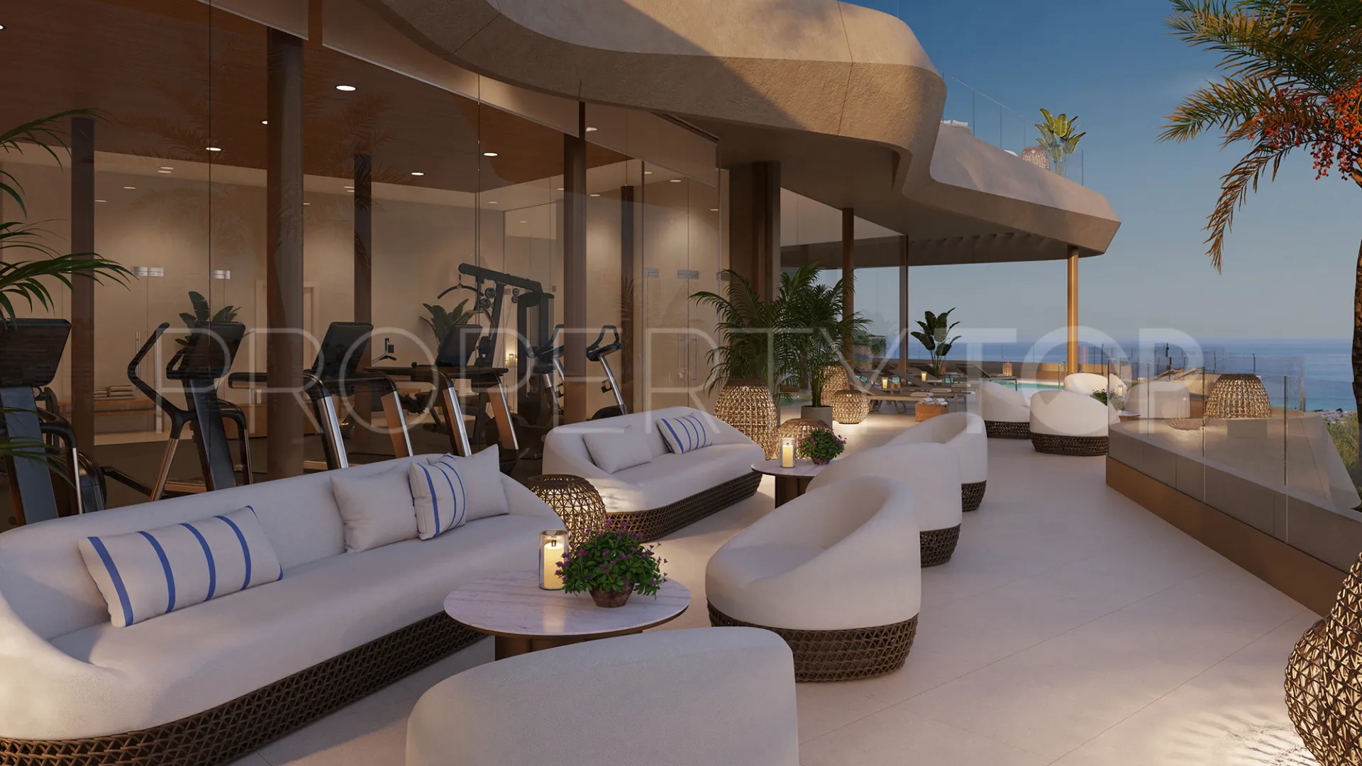 Cala de Mijas, apartamento planta baja en venta de 3 dormitorios