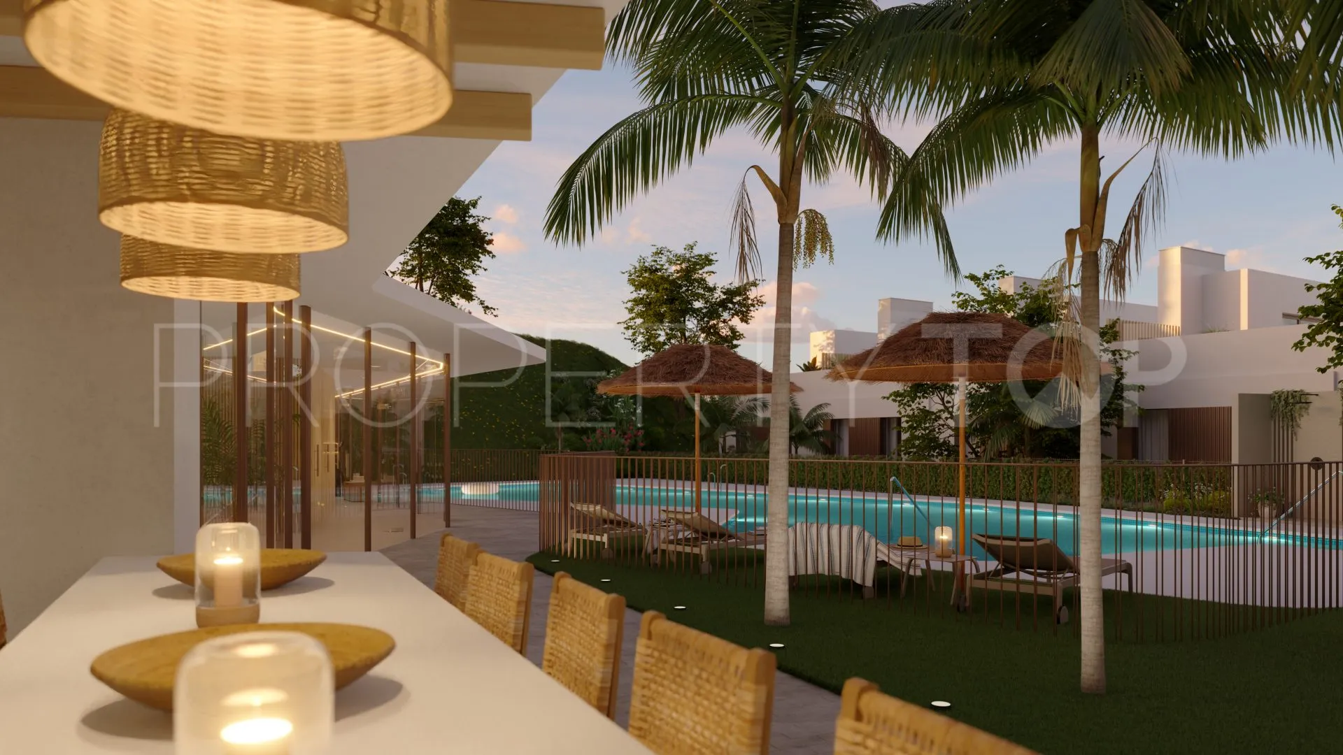 Cala de Mijas, adosado de 3 dormitorios en venta
