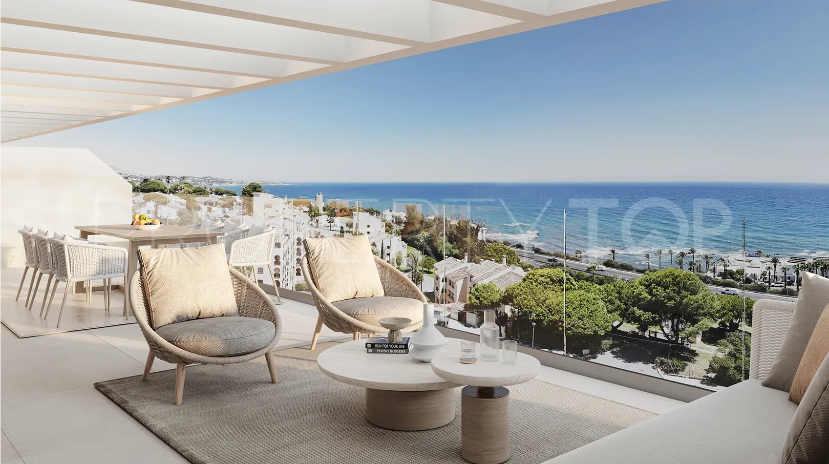 Cala de Mijas duplex penthouse for sale