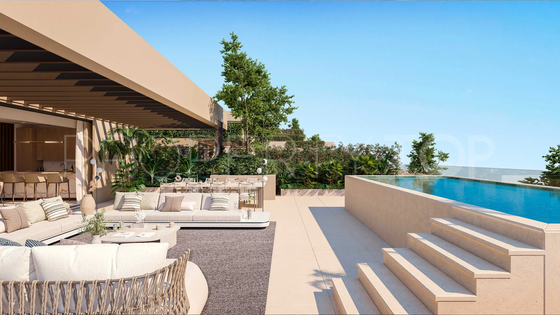 For sale ground floor duplex in Benahavis with 4 bedrooms