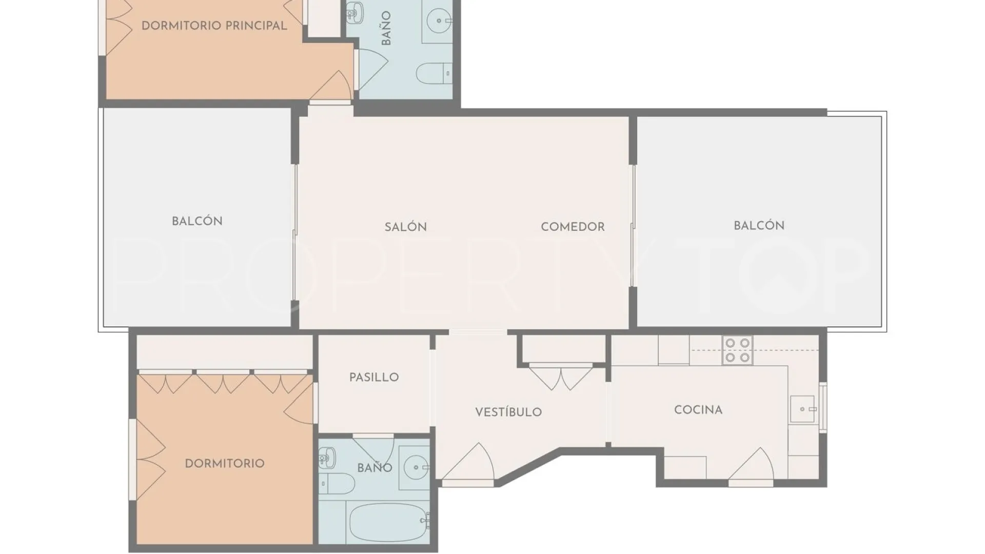 Buy El Presidente penthouse with 2 bedrooms