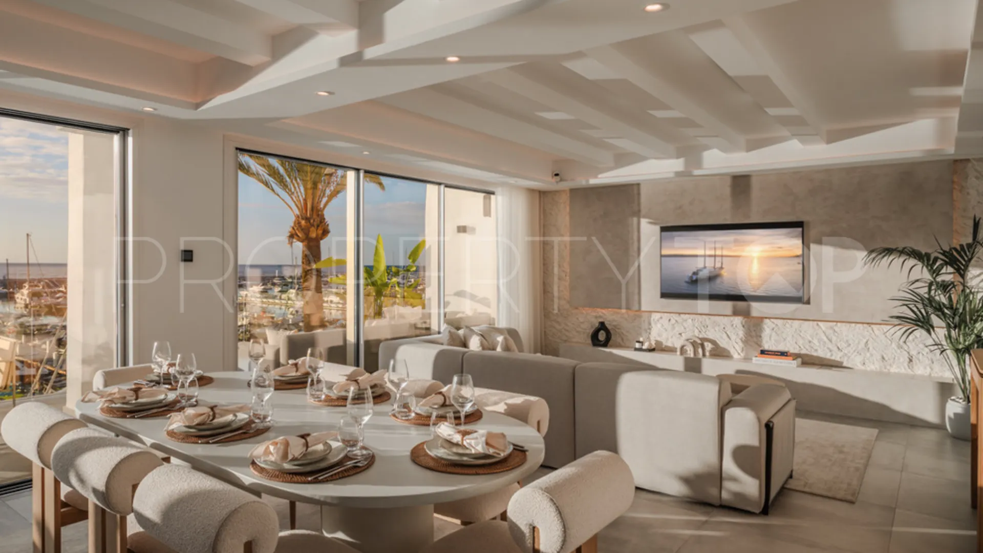 Se vende atico duplex de 4 dormitorios en Marbella - Puerto Banus