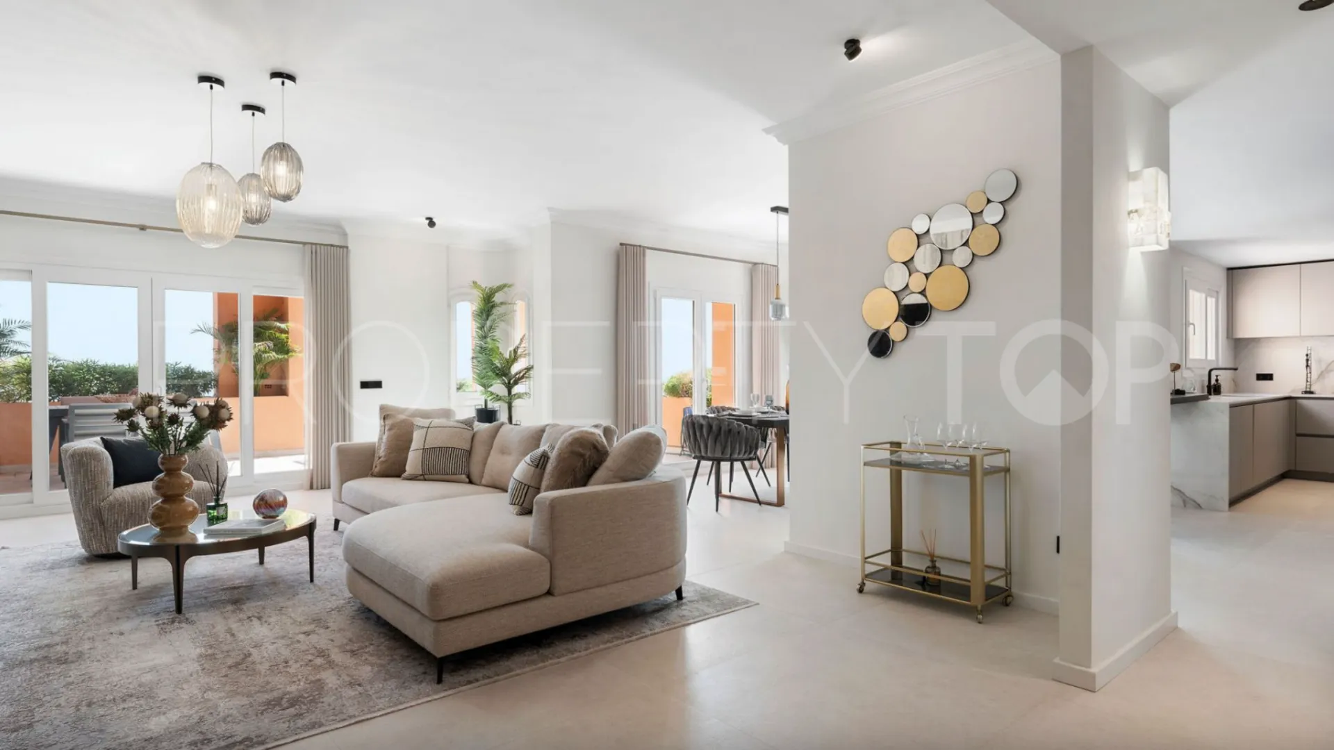Les Belvederes, Ático de 3 dormitorios en venta