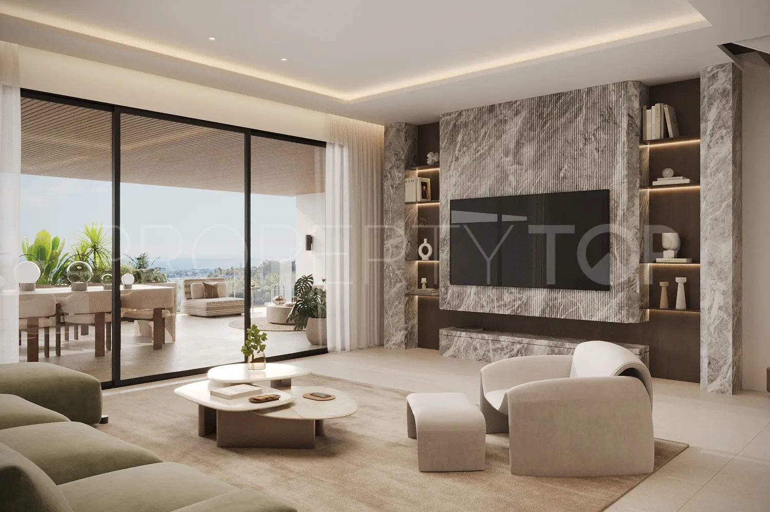 For sale penthouse in Estepona