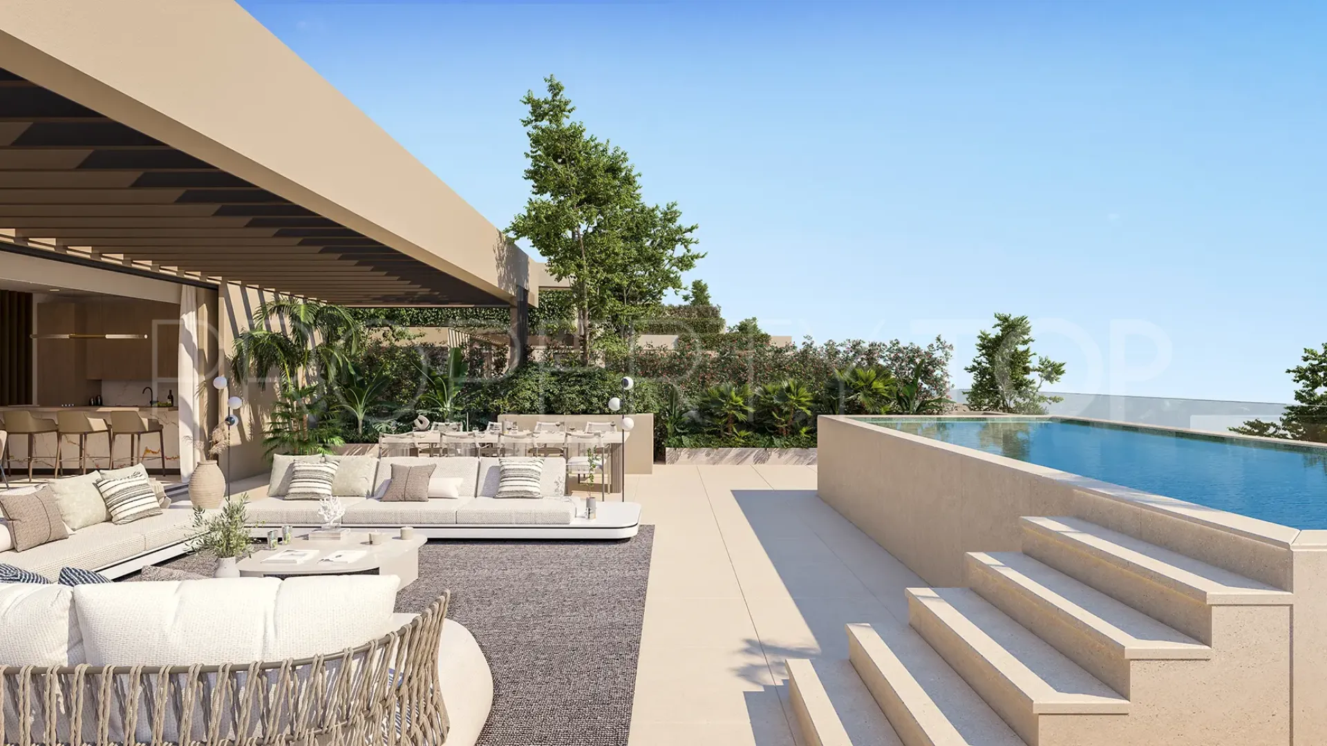 For sale ground floor apartment with 3 bedrooms in Benahavis