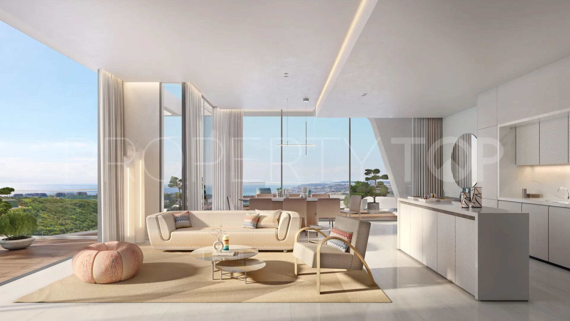 Apartamento a la venta de 3 dormitorios en Finca Cortesin