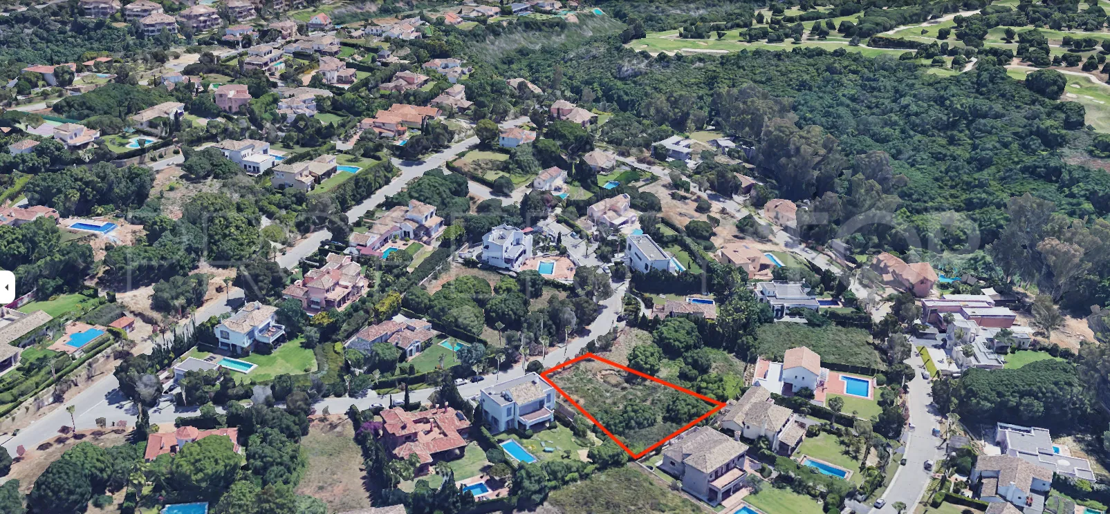 For sale plot in Sotogrande Alto