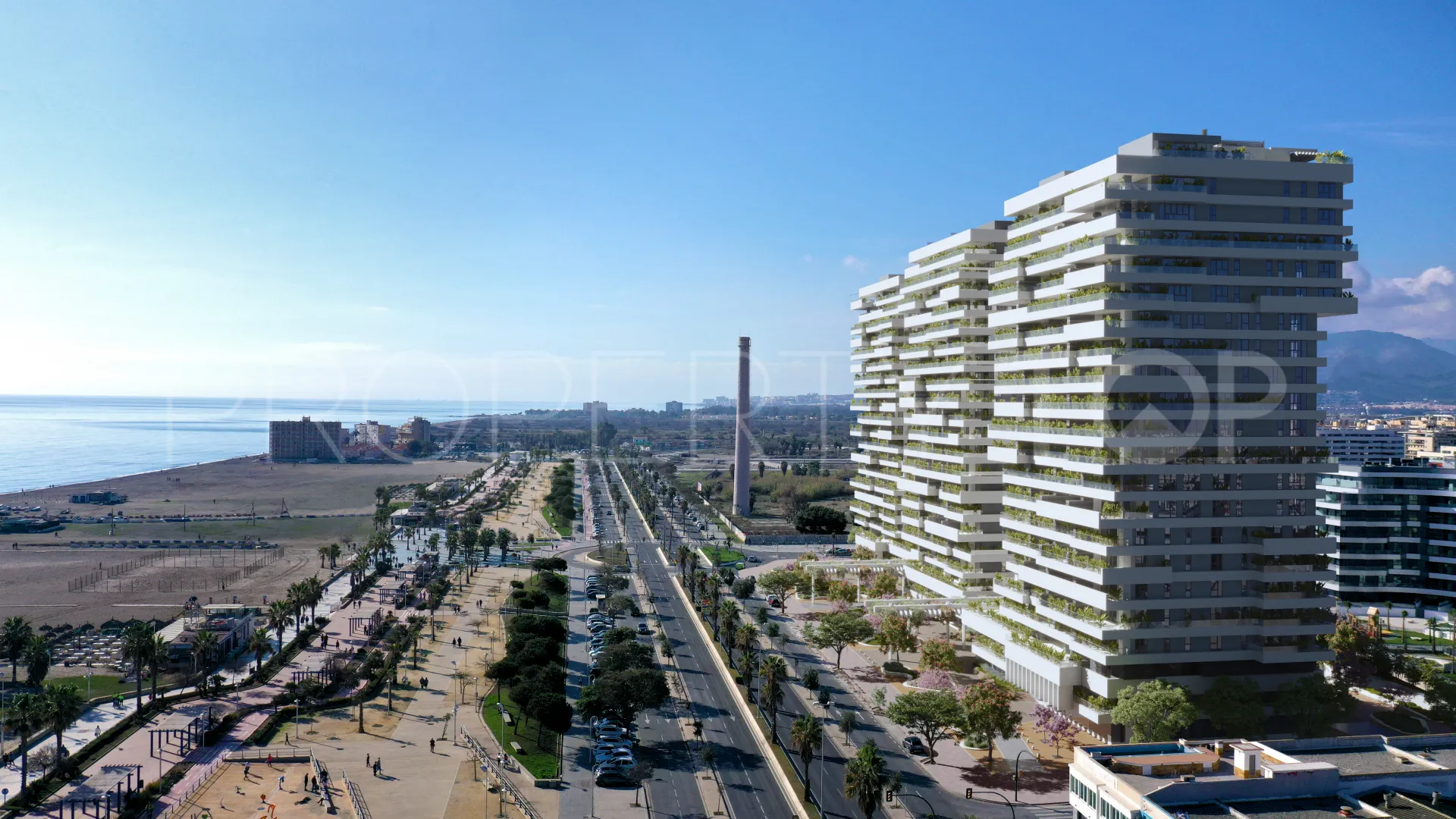 Atico duplex en venta con 4 dormitorios en Malaga