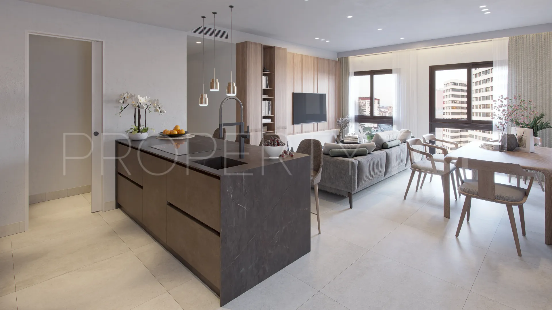 Huelin 2 bedrooms apartment for sale