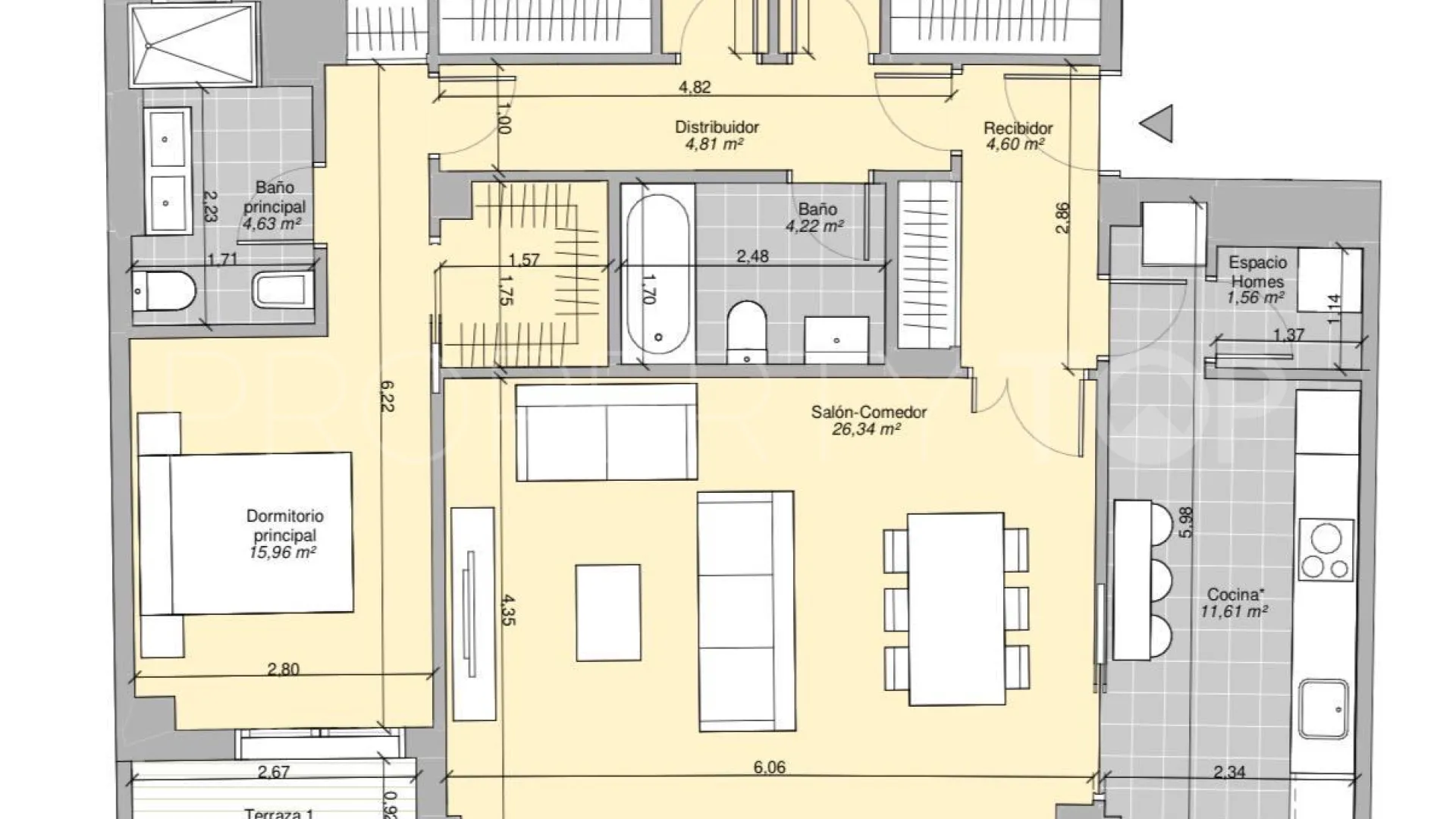 Apartment with 3 bedrooms for sale in Malaga - Este