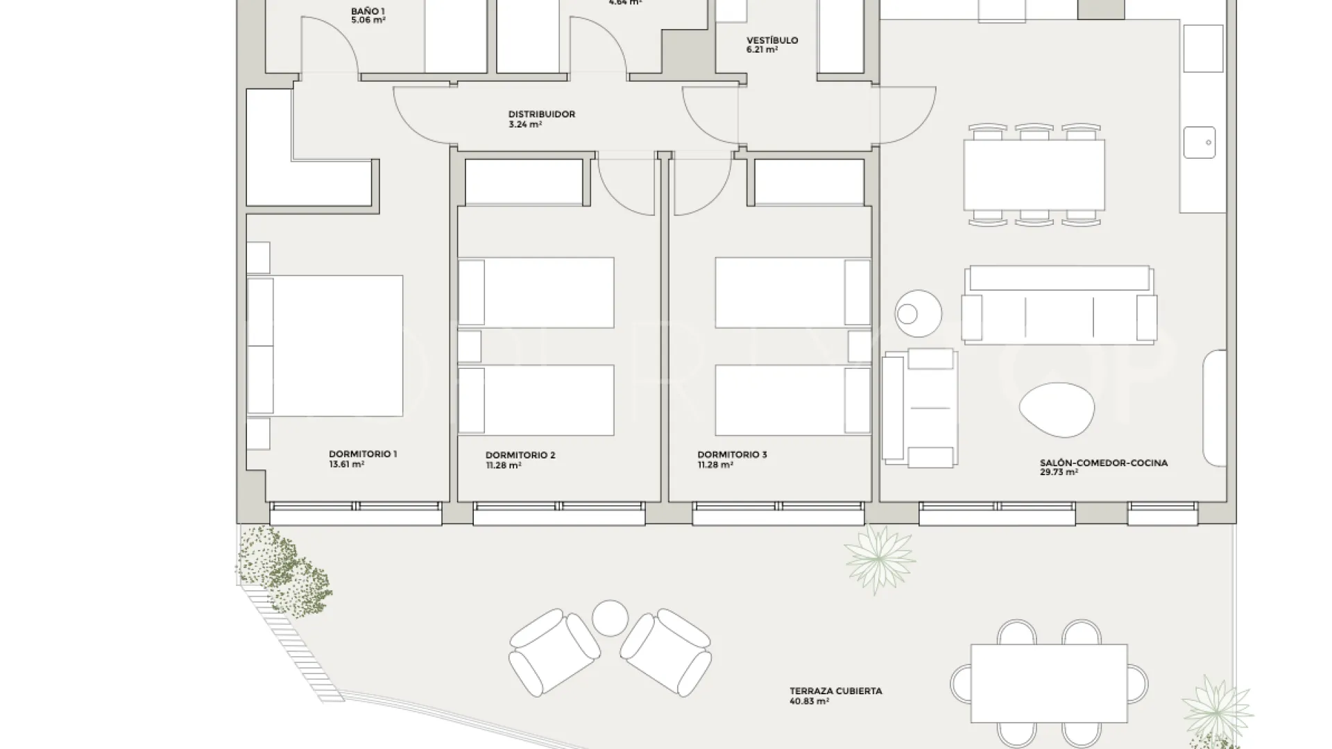 Apartamento a la venta en Torremolinos con 3 dormitorios