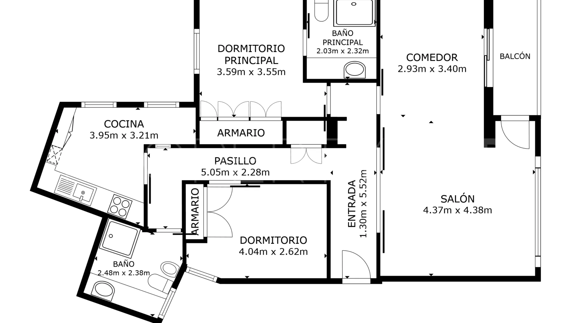 2 bedrooms apartment for sale in Centro Histórico