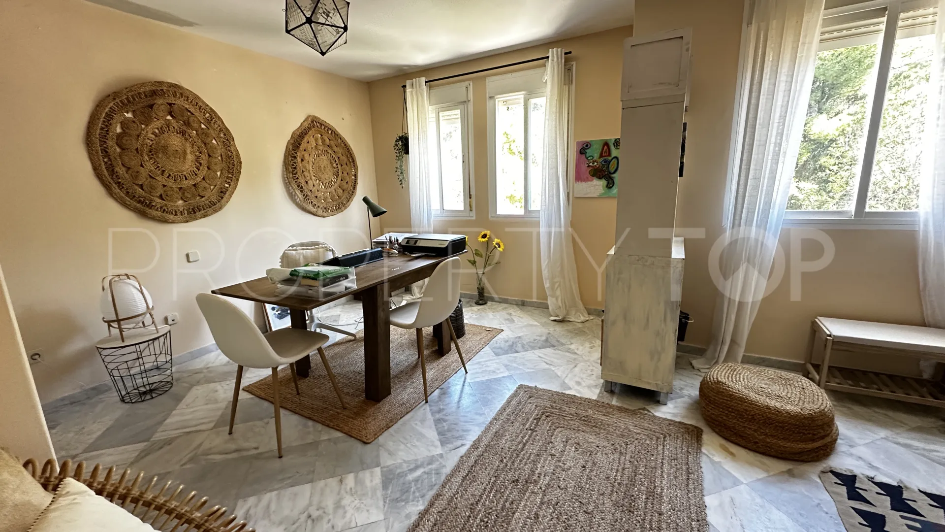 For sale Marbella Golden Mile semi detached house with 3 bedrooms
