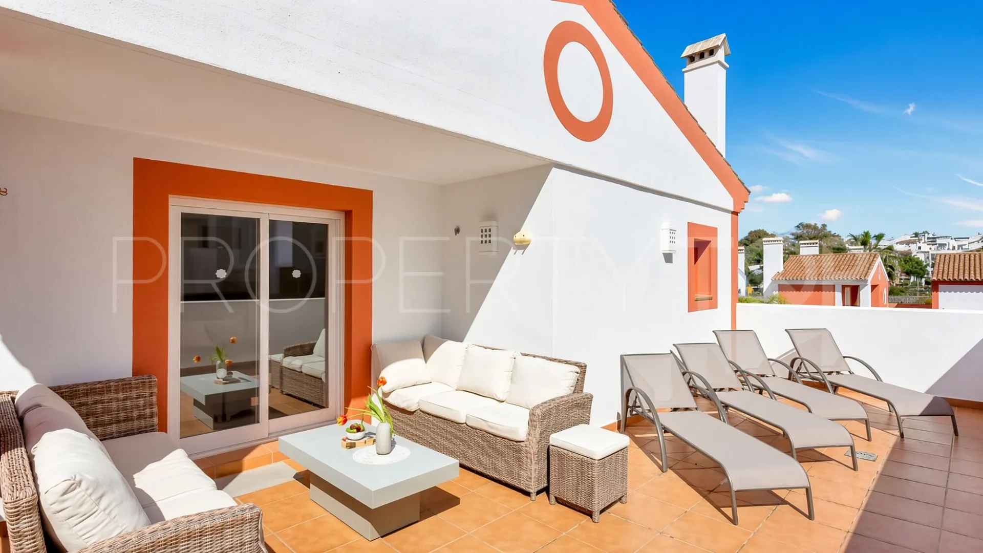 Atico duplex en venta con 3 dormitorios en Cortijo del Mar