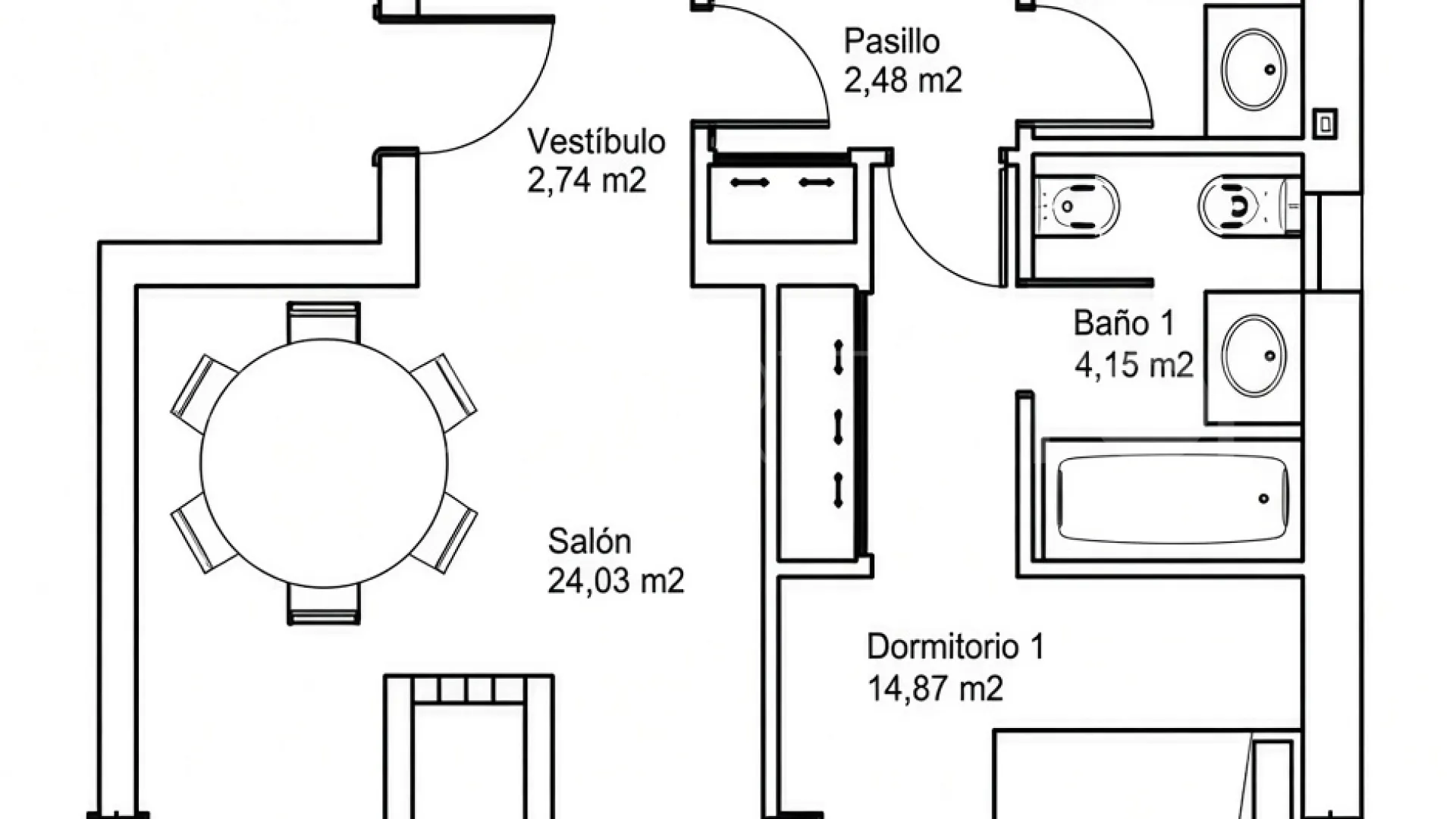 Apartamento planta baja en venta en Altos de Estepona
