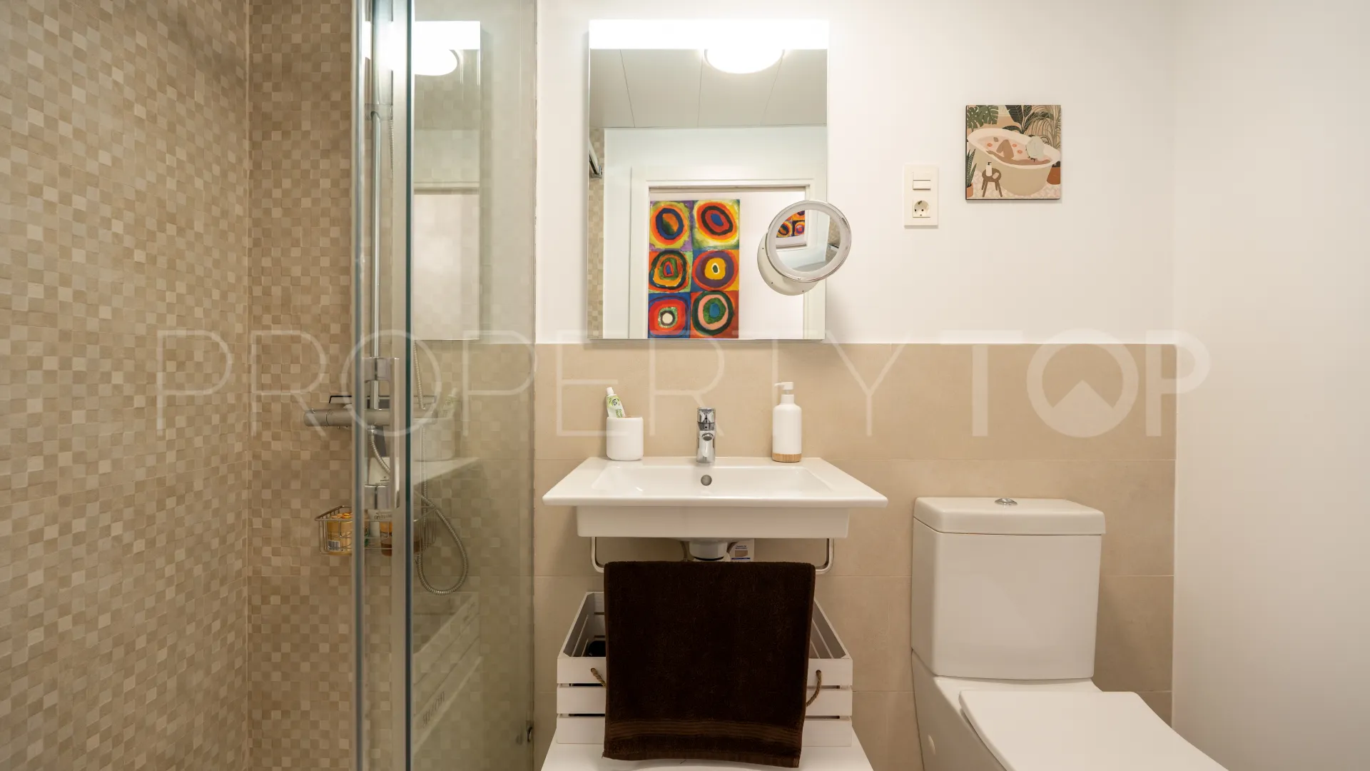 Duplex penthouse for sale in Benalmadena Pueblo with 3 bedrooms