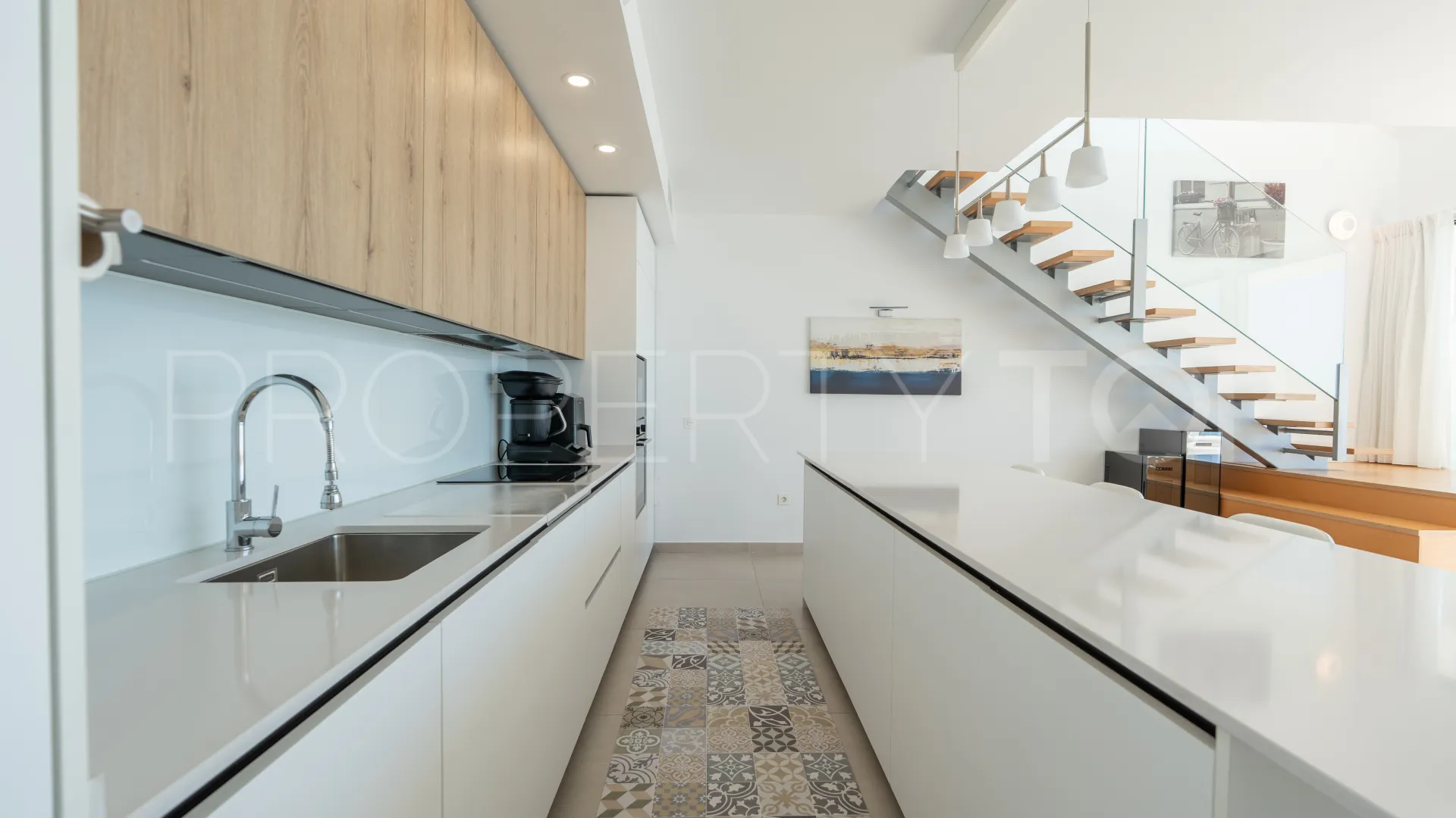 Duplex penthouse for sale in Benalmadena Pueblo with 3 bedrooms