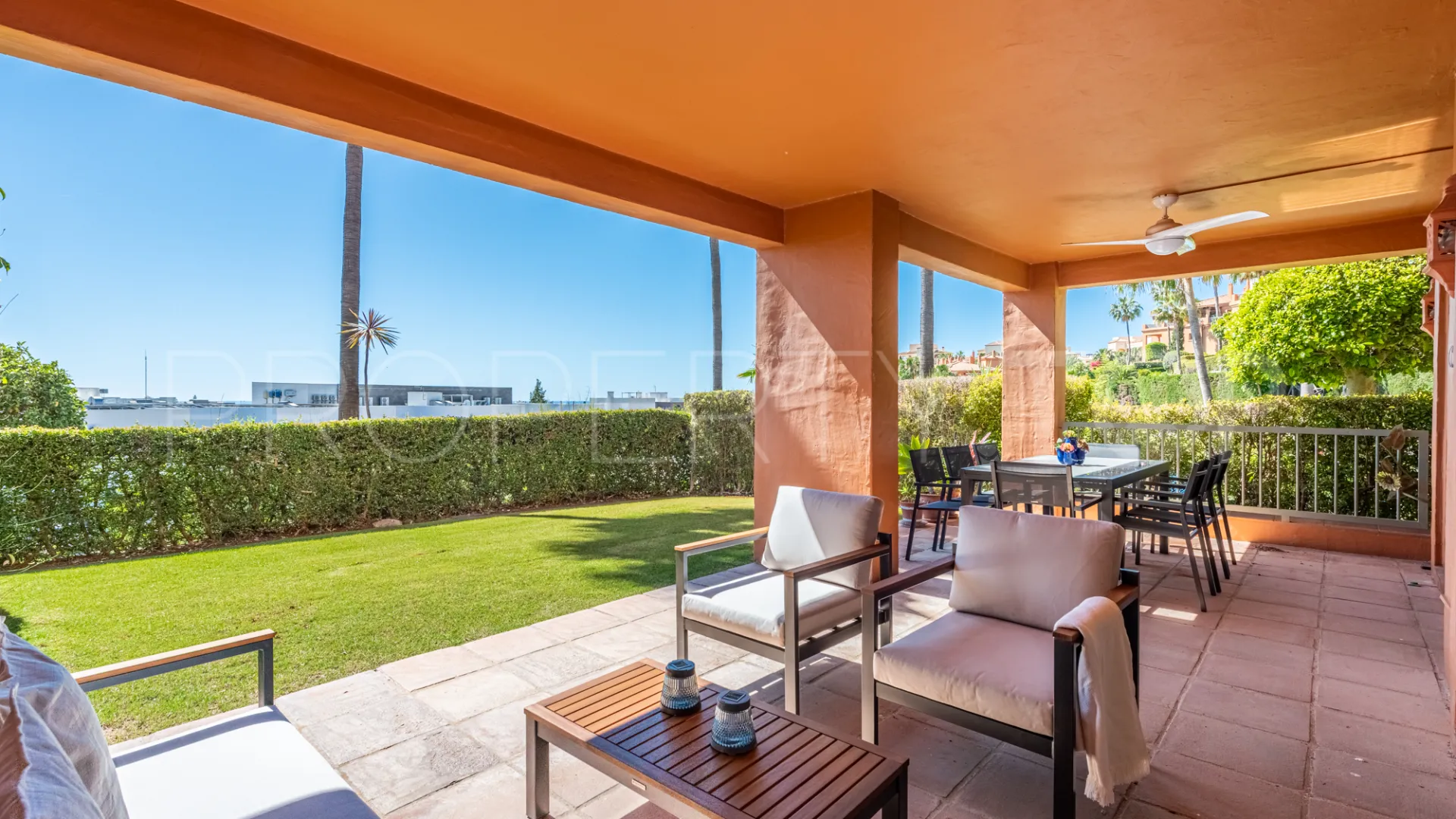 Ground floor apartment for sale in New Golden Mile with 2 bedrooms