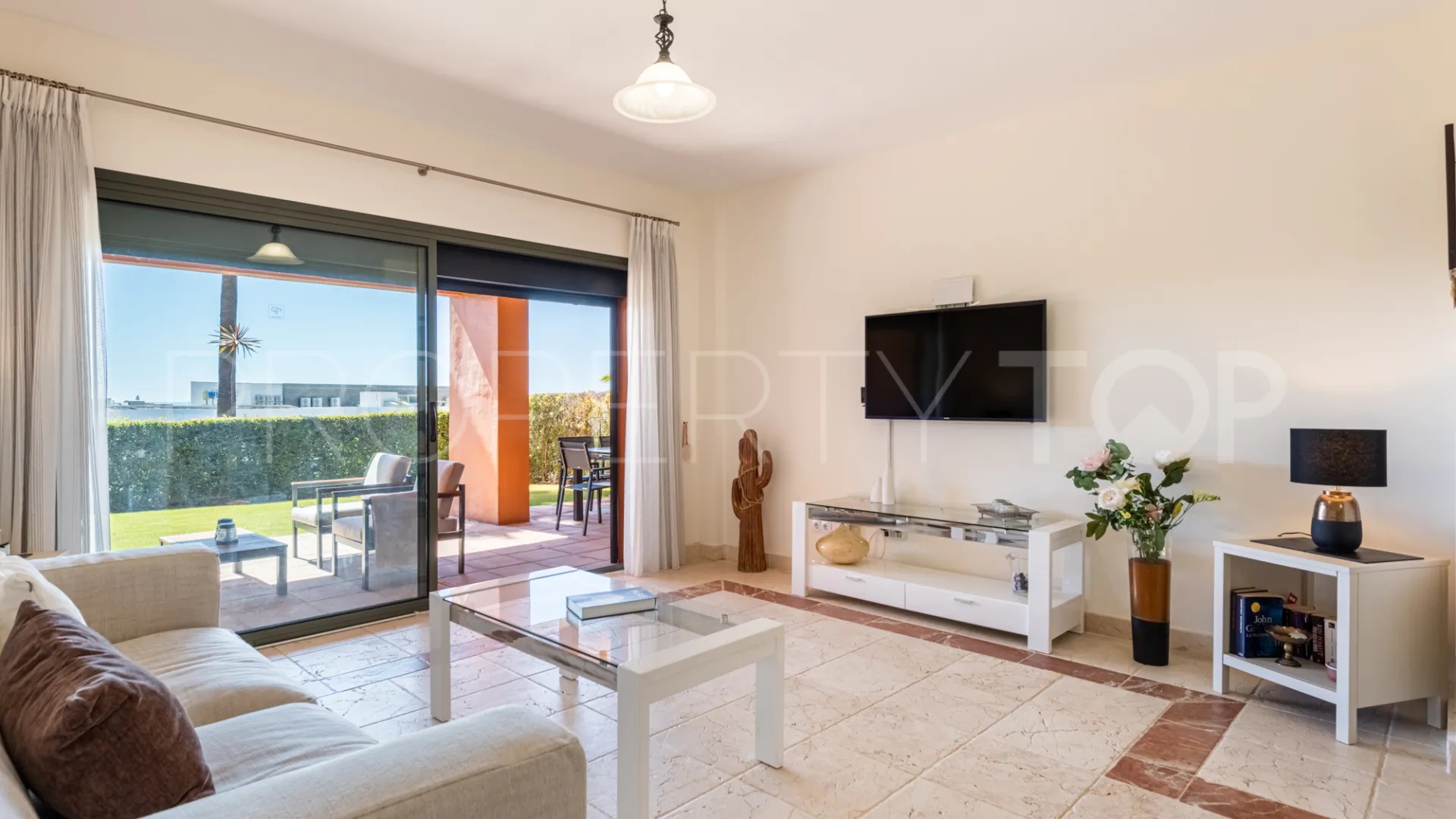 Ground floor apartment for sale in New Golden Mile with 2 bedrooms