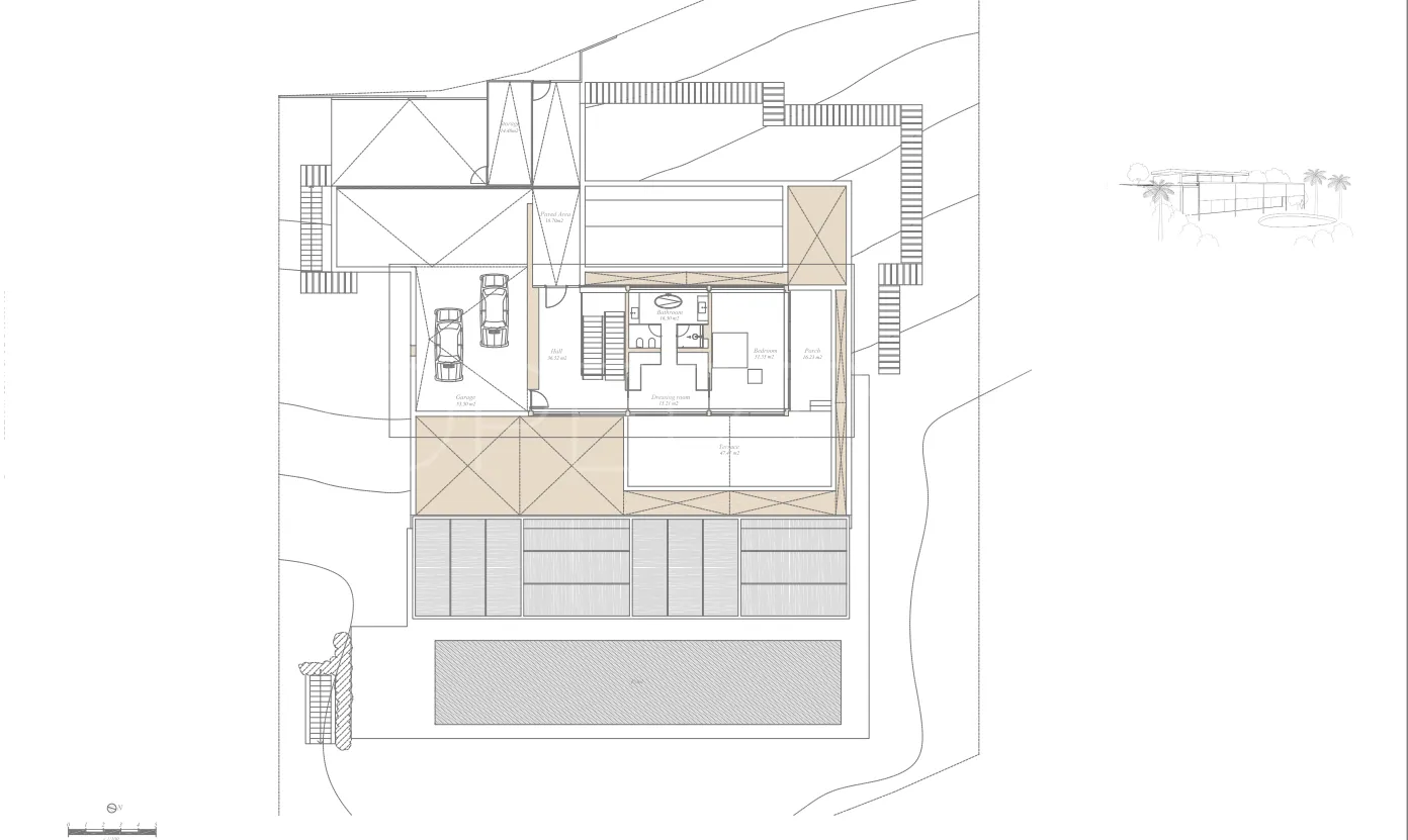 Villa en venta en Finca Cortesin con 4 dormitorios