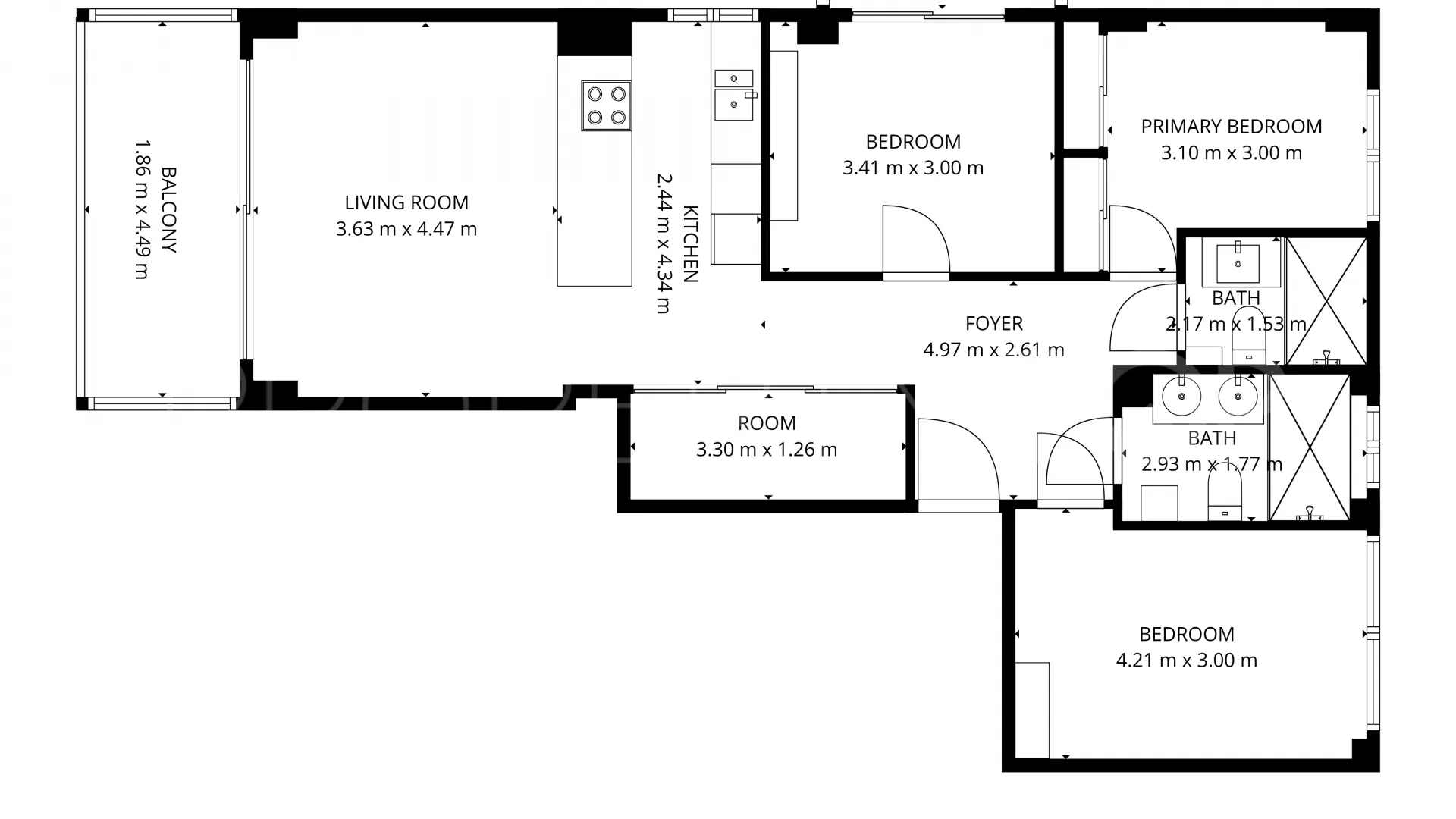 Buy apartment with 3 bedrooms in Las Gaviotas - Carvajal