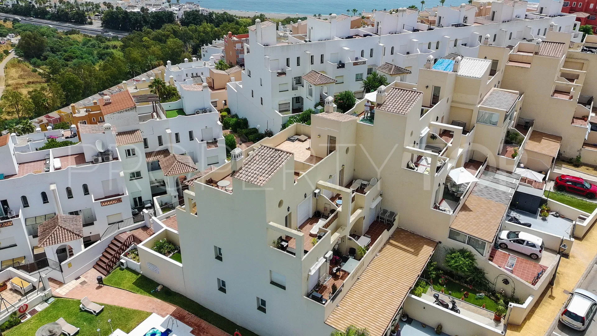 Buy Bahia de Casares duplex penthouse with 3 bedrooms