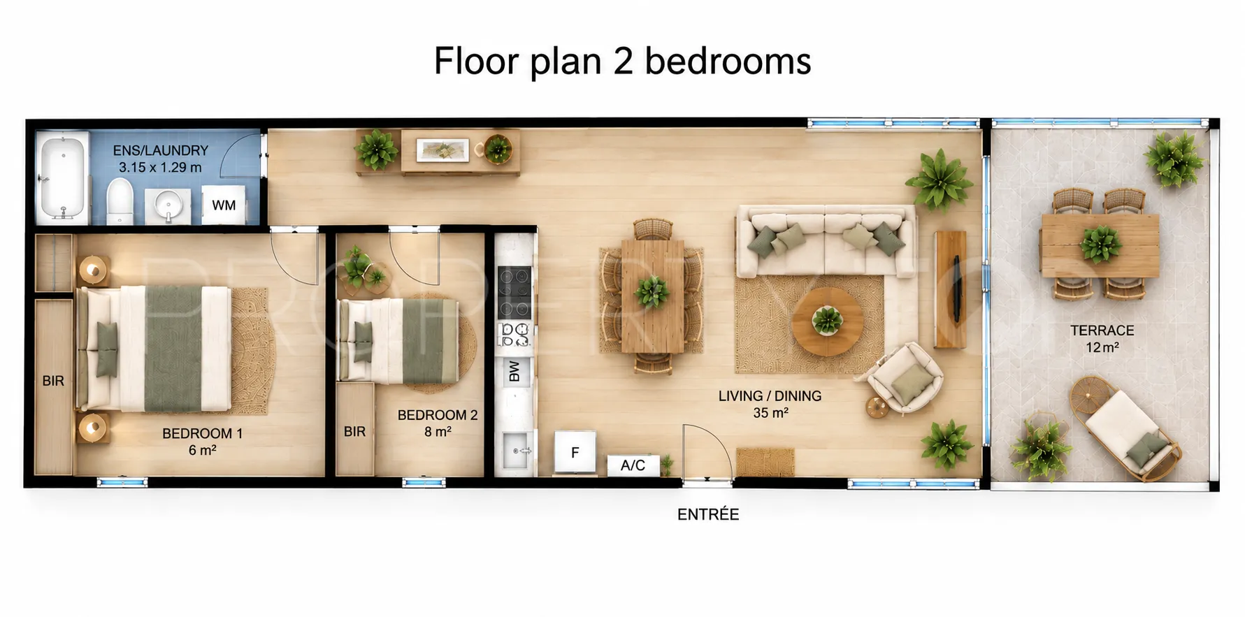 Apartamento en venta en Monte Rojo