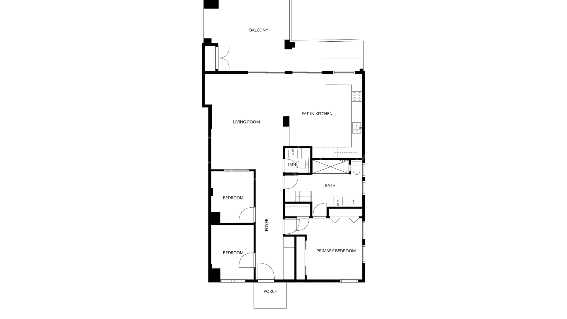 Aldea Blanca, apartamento a la venta con 3 dormitorios