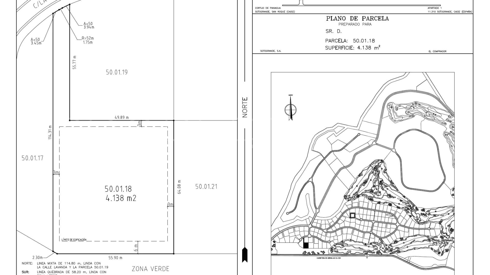 Zona L, parcela en venta