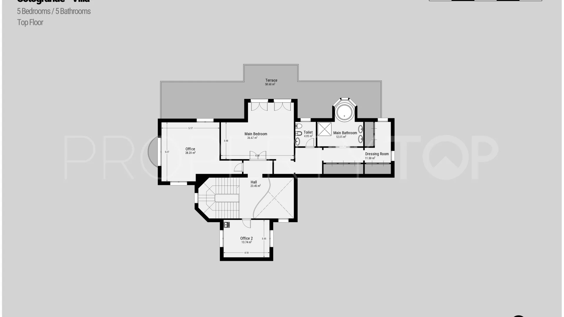 Villa de 5 dormitorios a la venta en Zona L