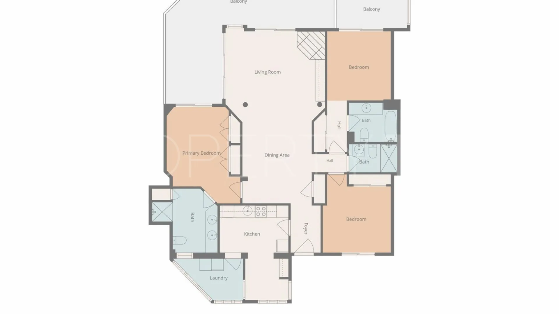 For sale flat with 3 bedrooms in Sitio de Calahonda