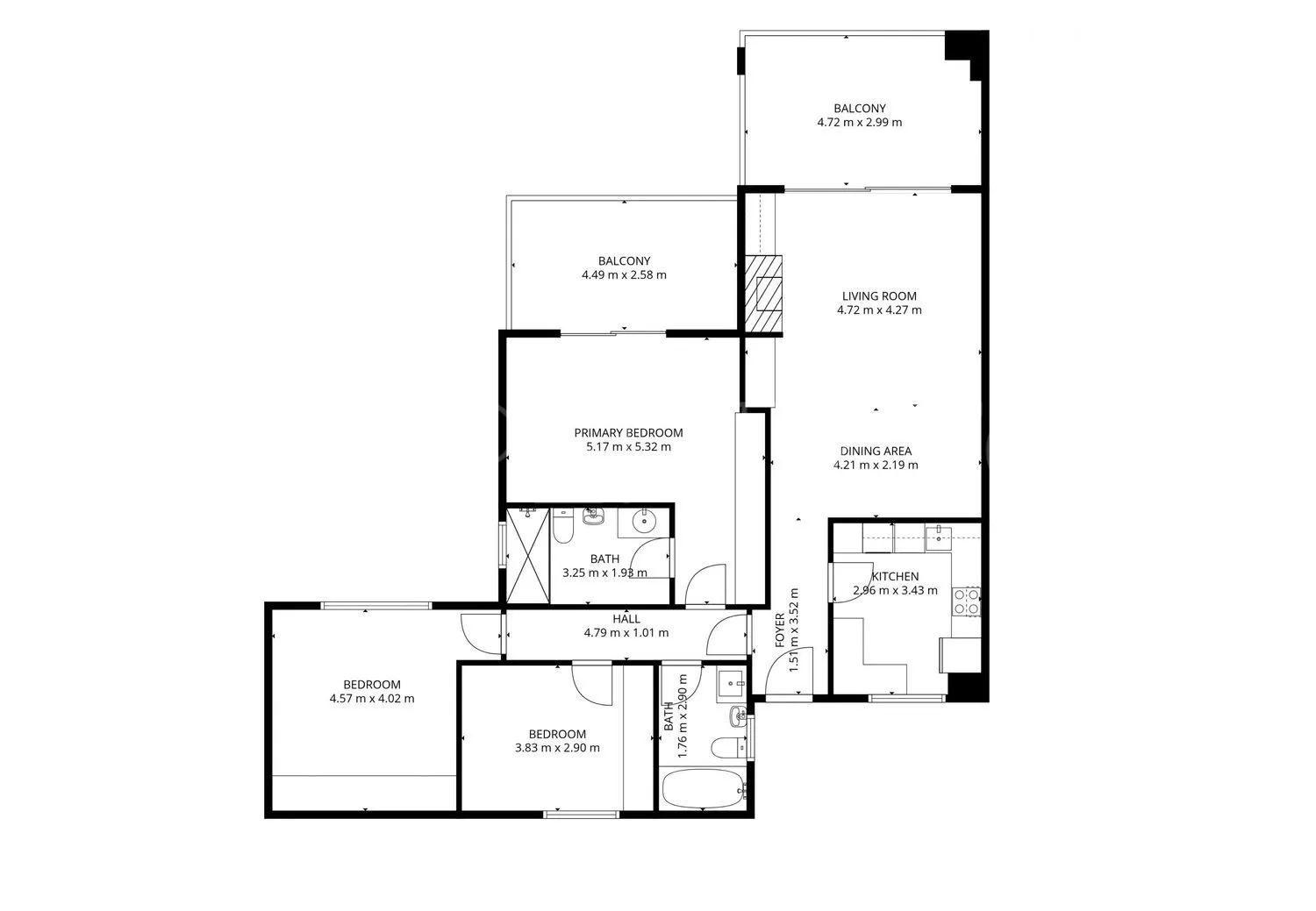Piso en venta en Paraiso Barronal