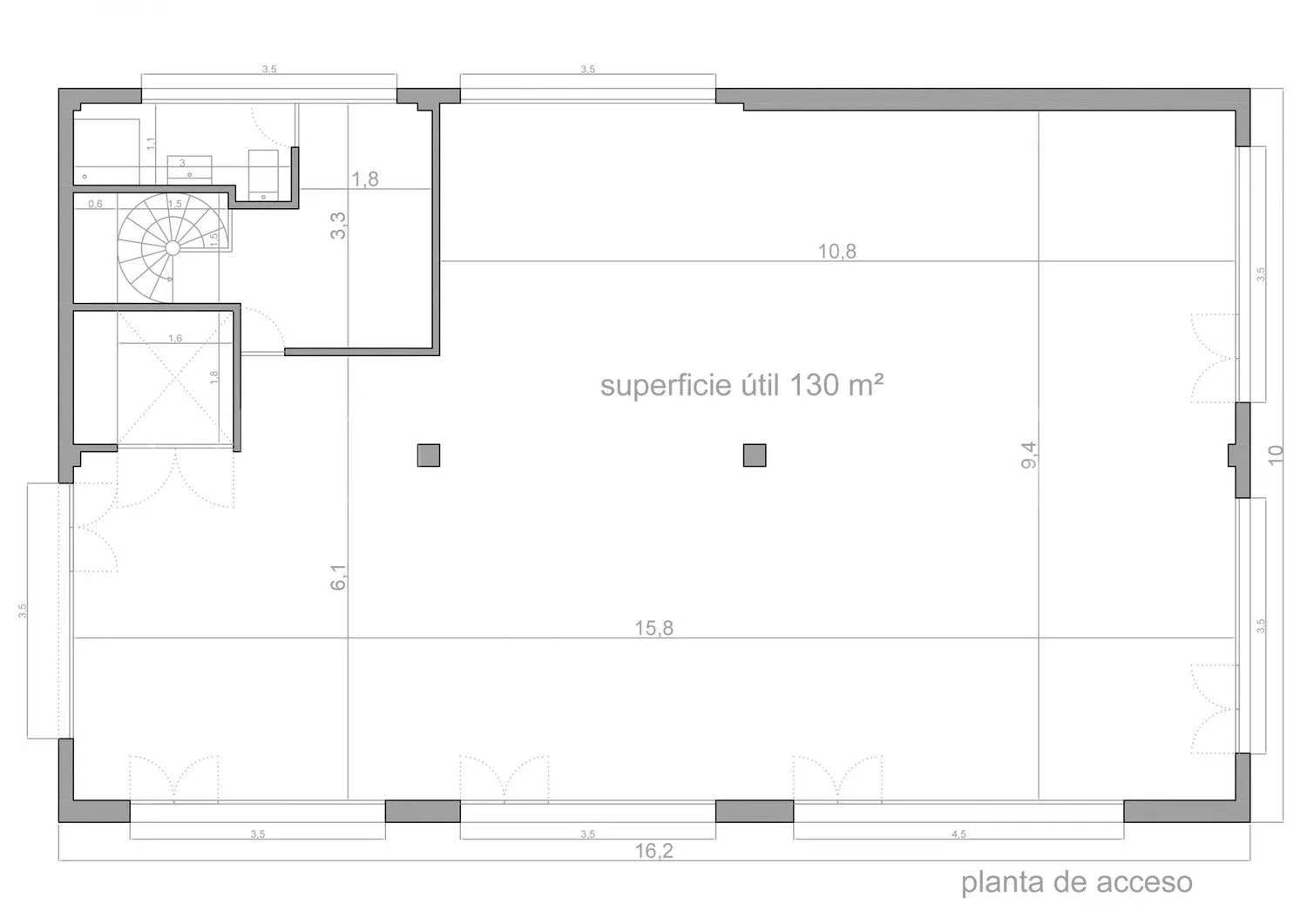 Commercial premises for sale in Centro Internacional