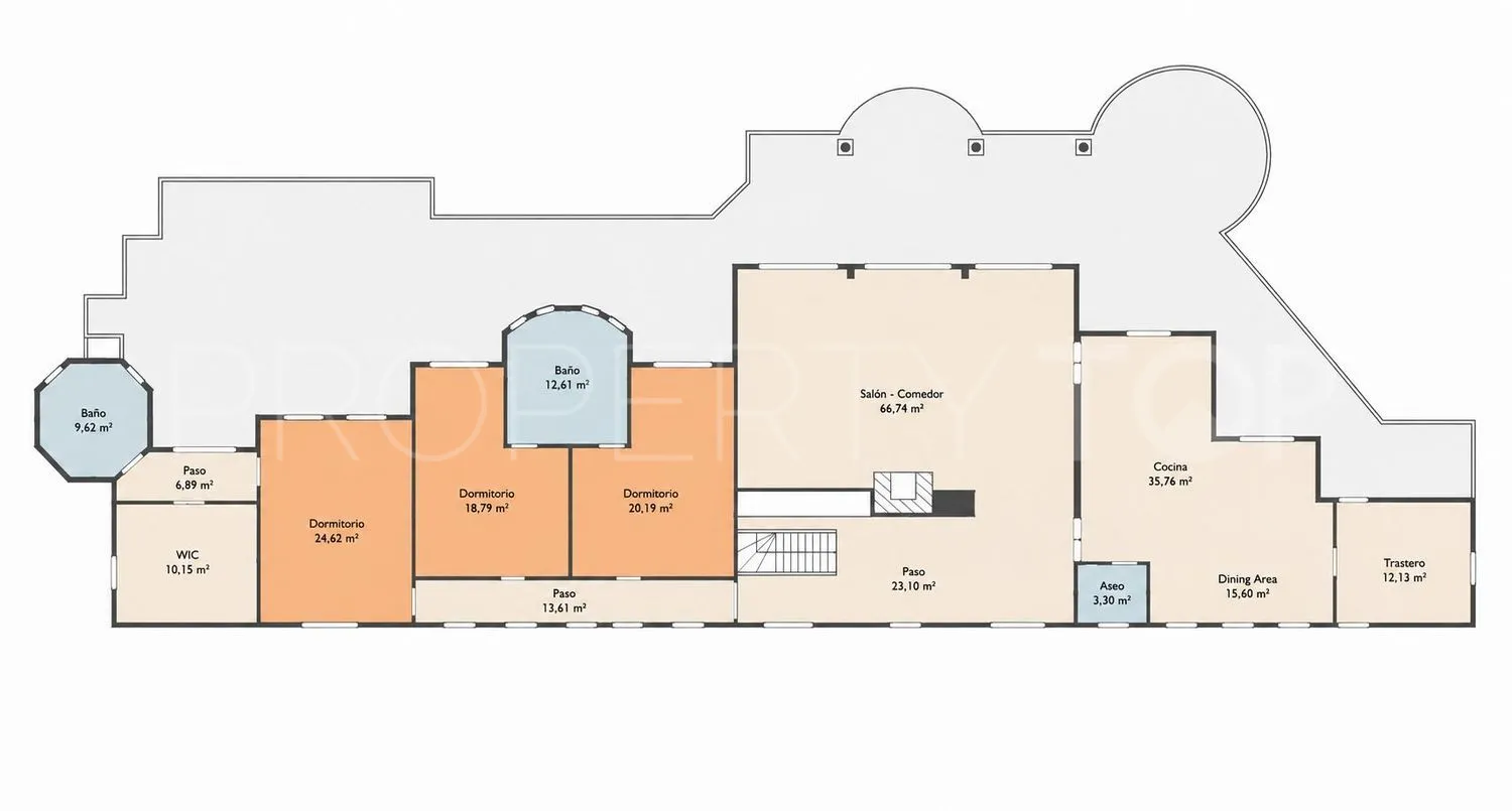 Casa con 6 dormitorios en venta en Guadalmina Baja