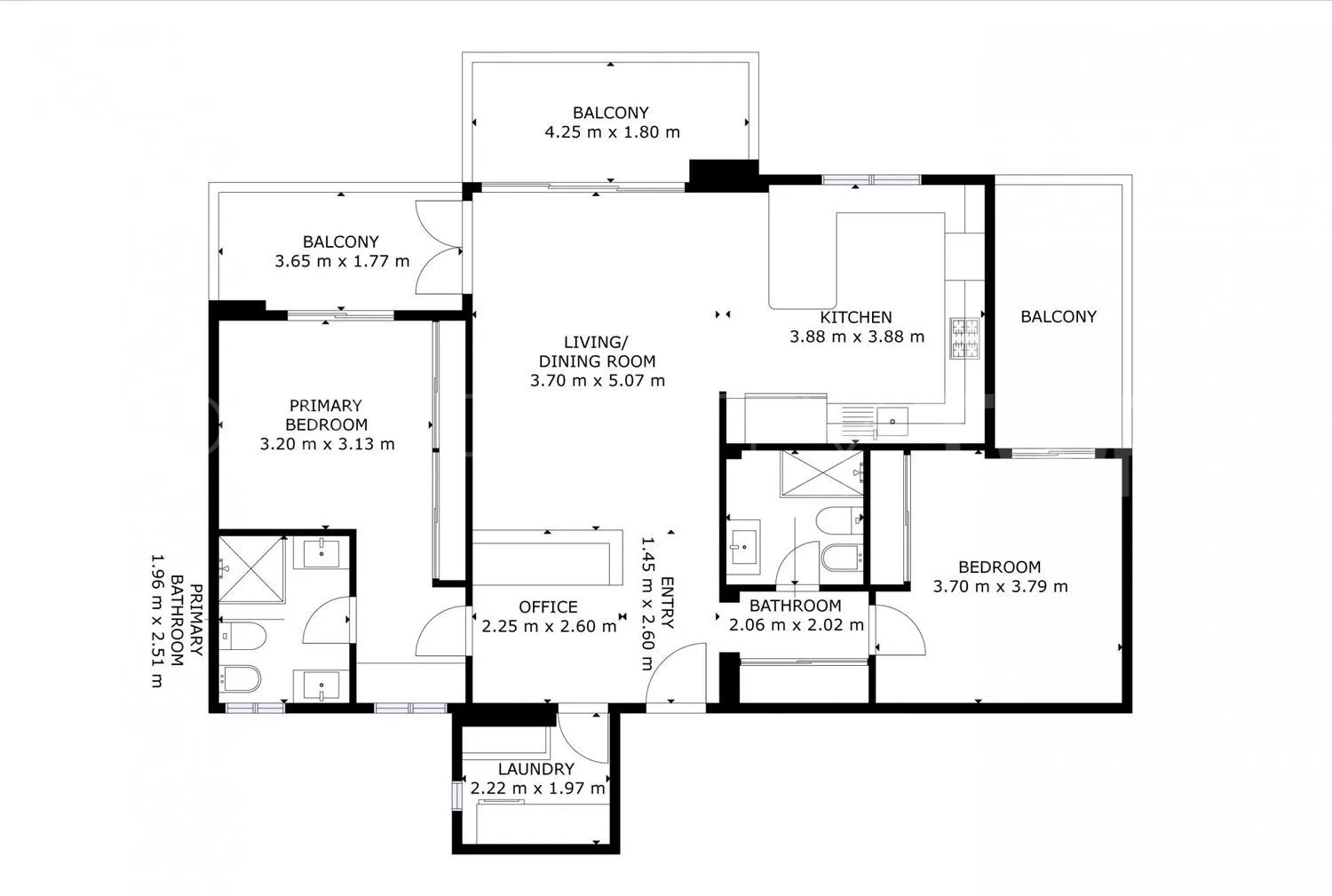 Piso en venta en Los Arqueros de 2 dormitorios