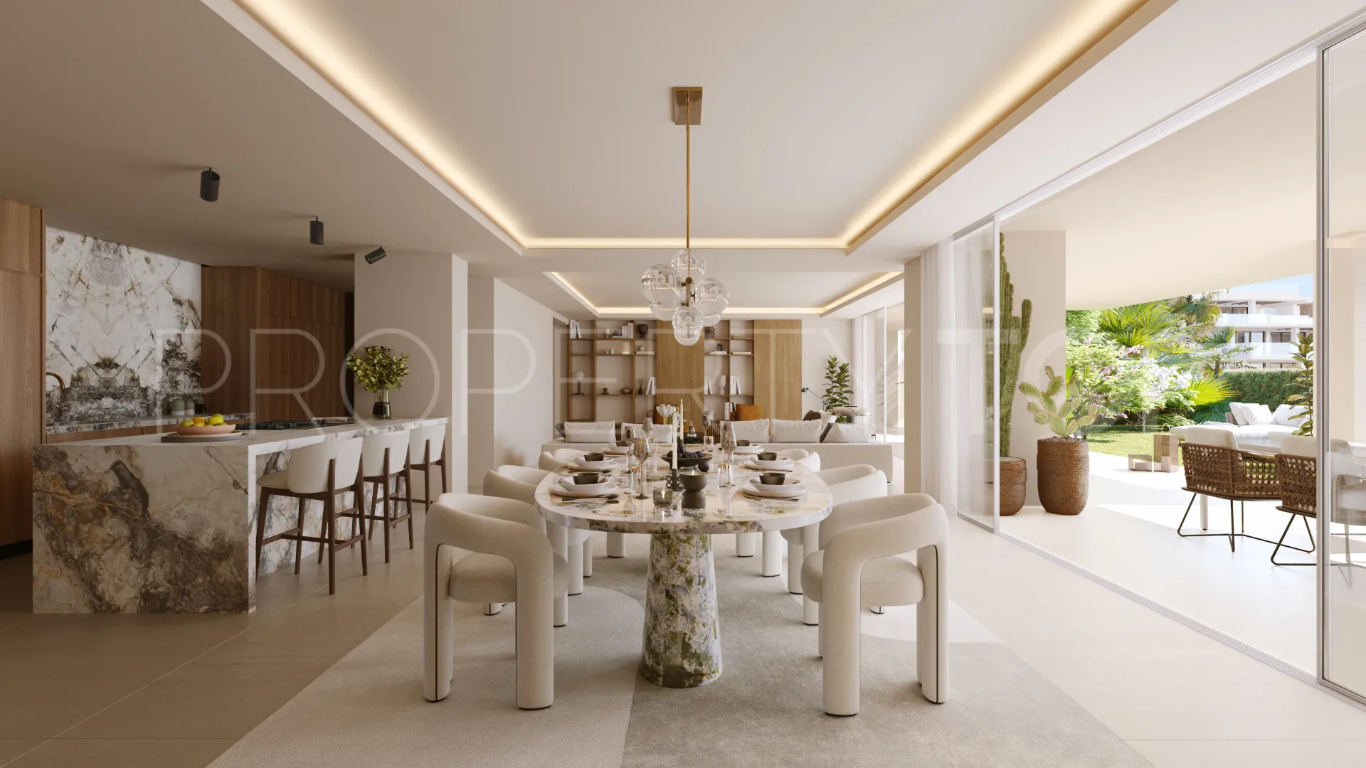 Atico duplex en venta con 4 dormitorios en Marbella Golden Mile