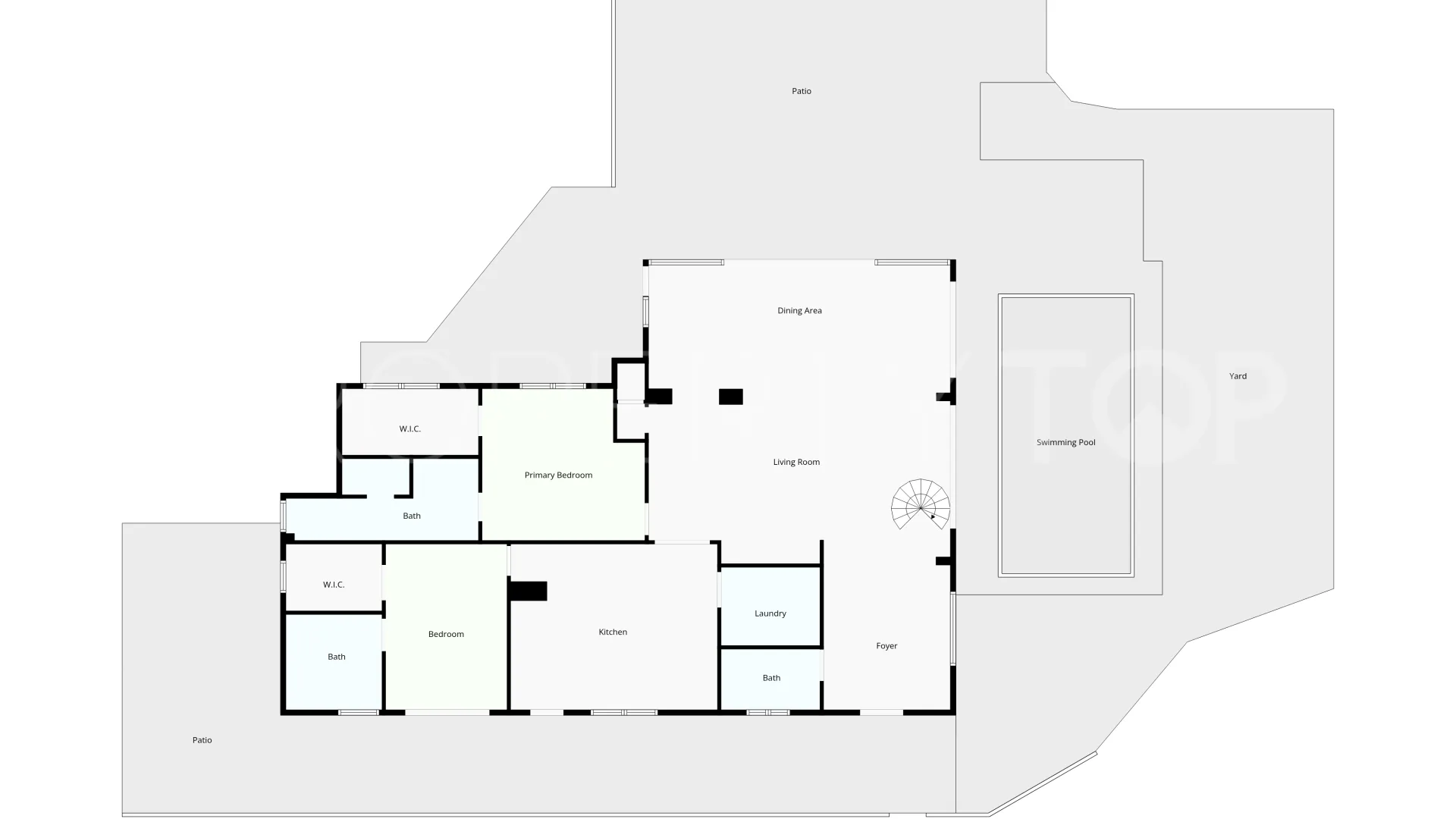 Villa de 3 dormitorios en venta en El Rosario