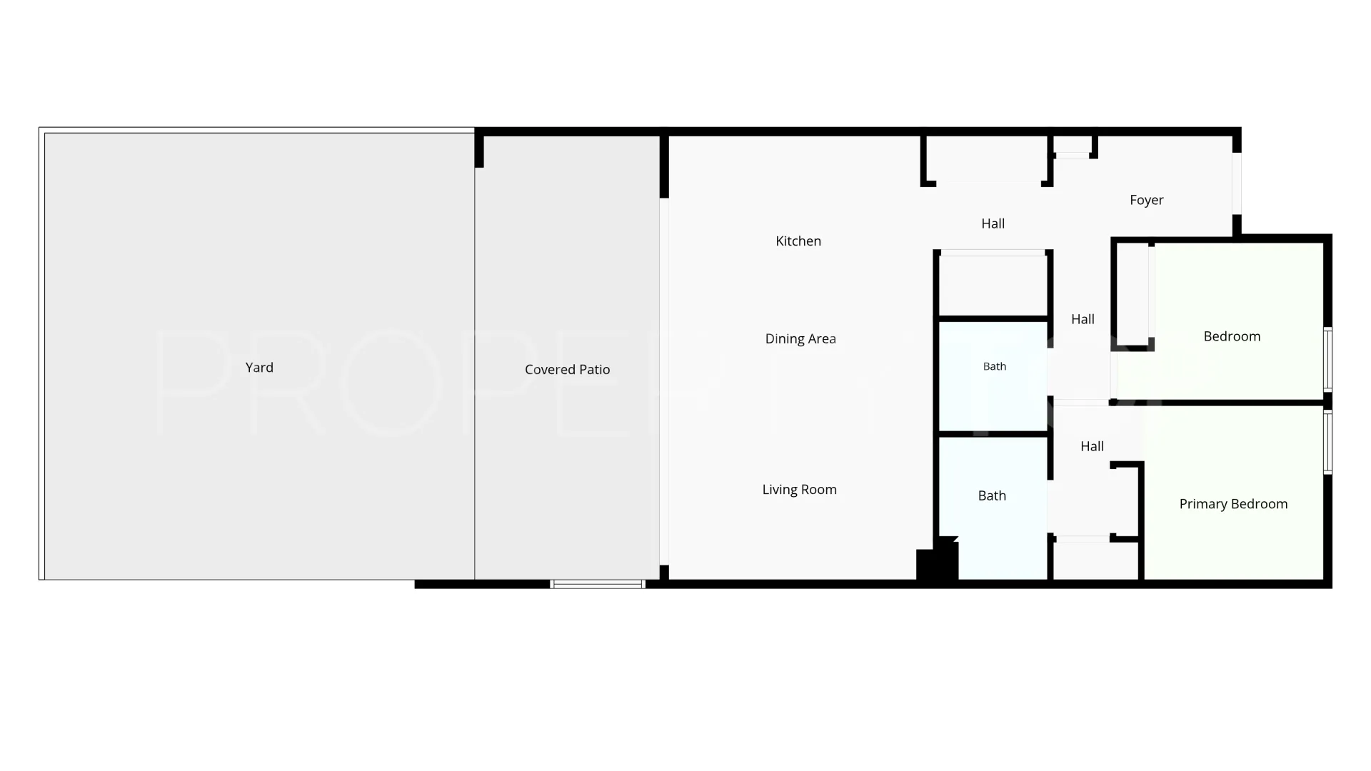 Apartamento planta baja con 2 dormitorios en venta en Cancelada