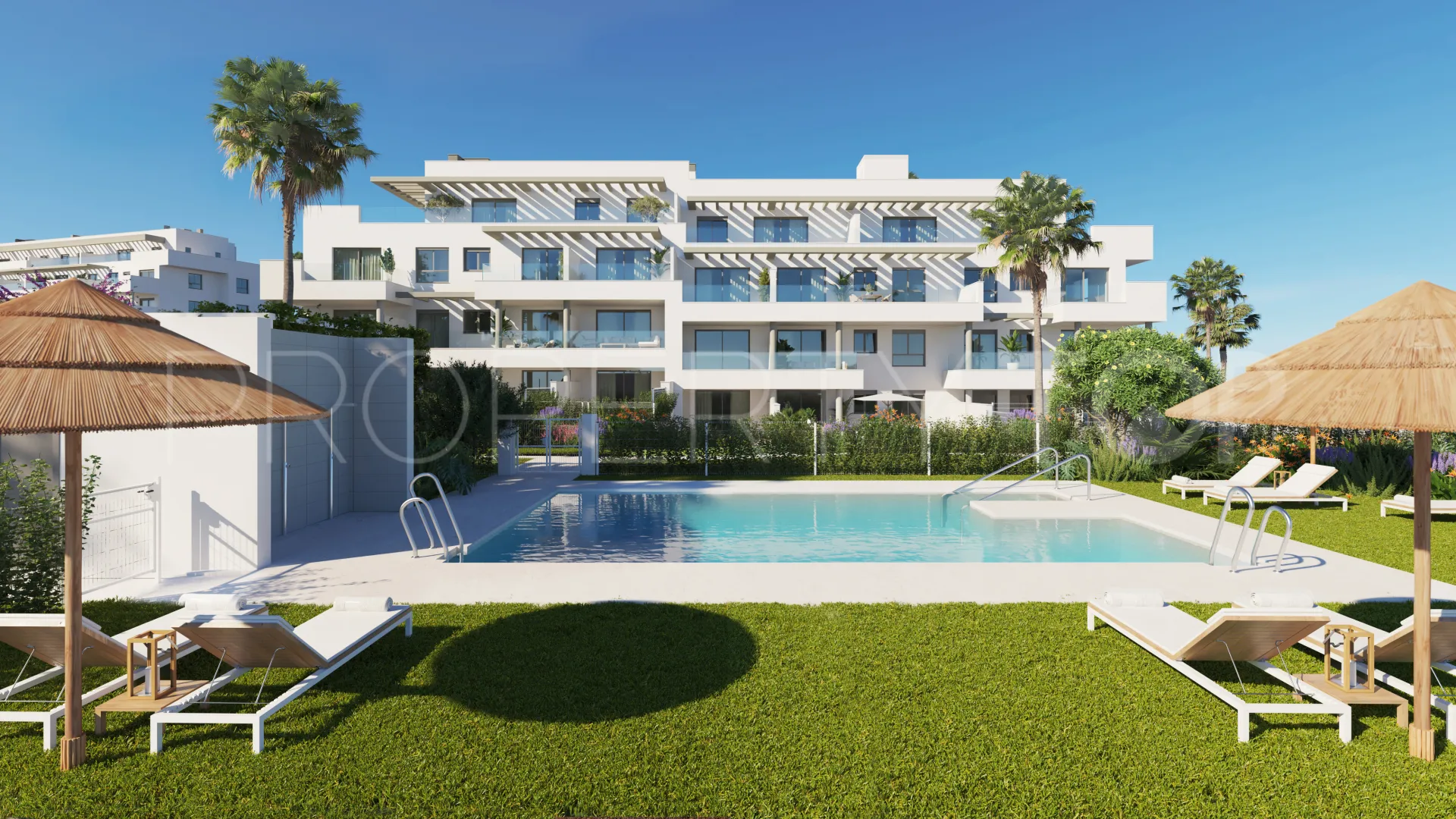 Se vende apartamento planta baja en Mijas Costa con 2 dormitorios