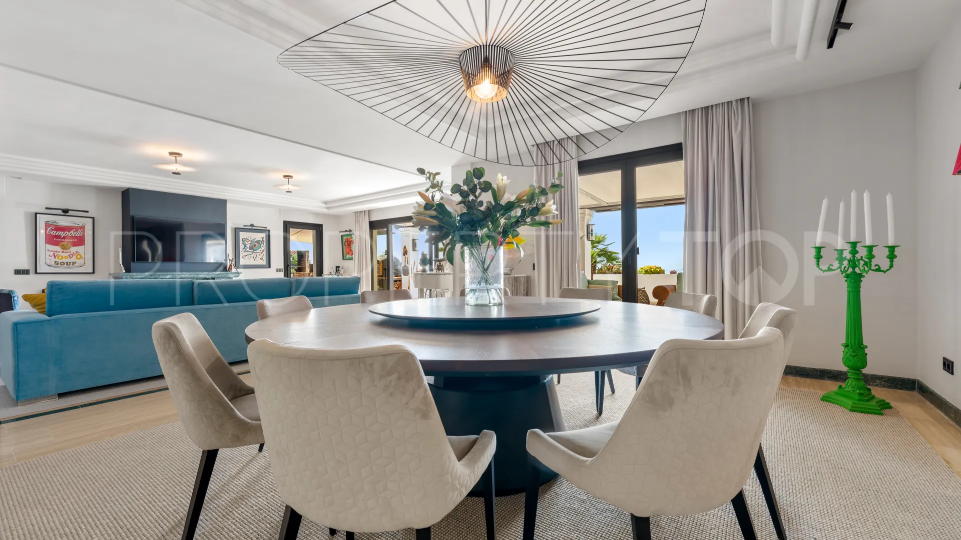 For sale duplex penthouse in Marbella Golden Mile