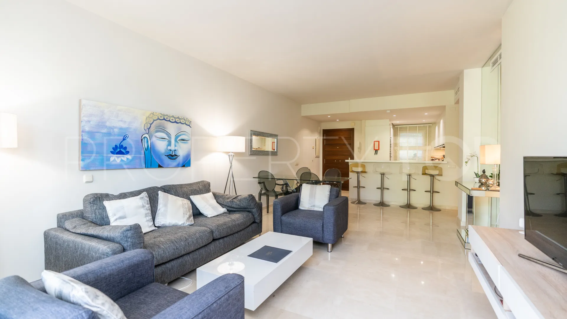 Alcazaba Lagoon, apartamento planta baja en venta