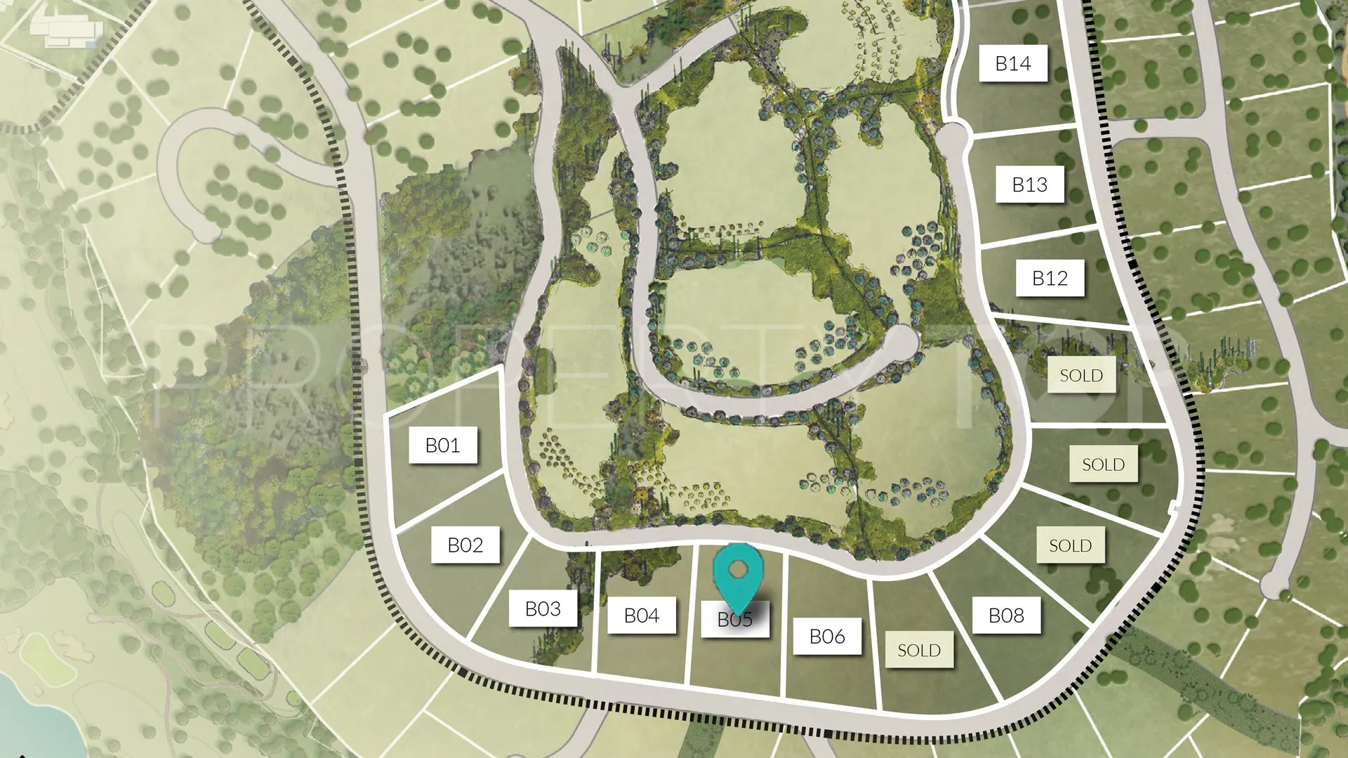 For sale plot in The Fifteen