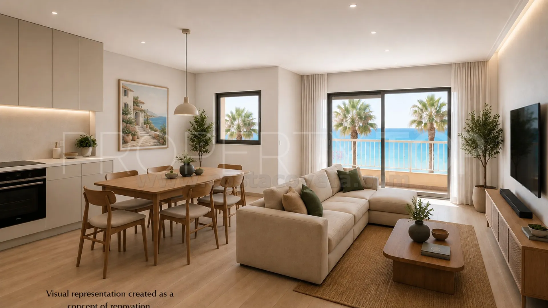 Villajoyosa 4 bedrooms apartment for sale