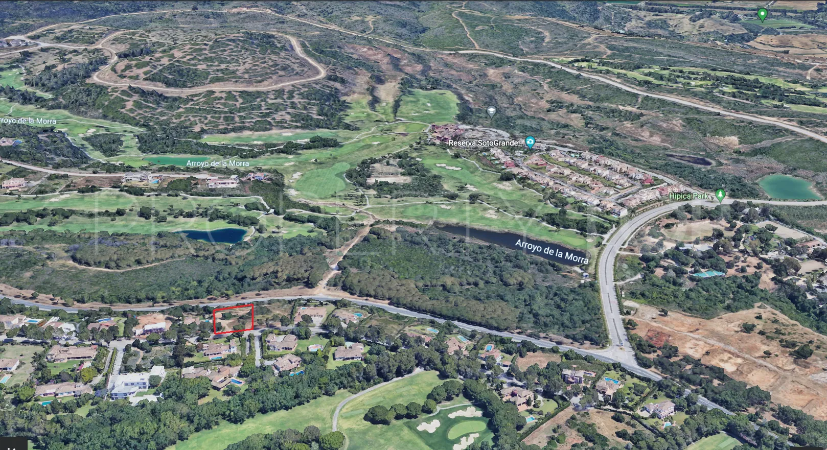 For sale plot in Valderrama Golf