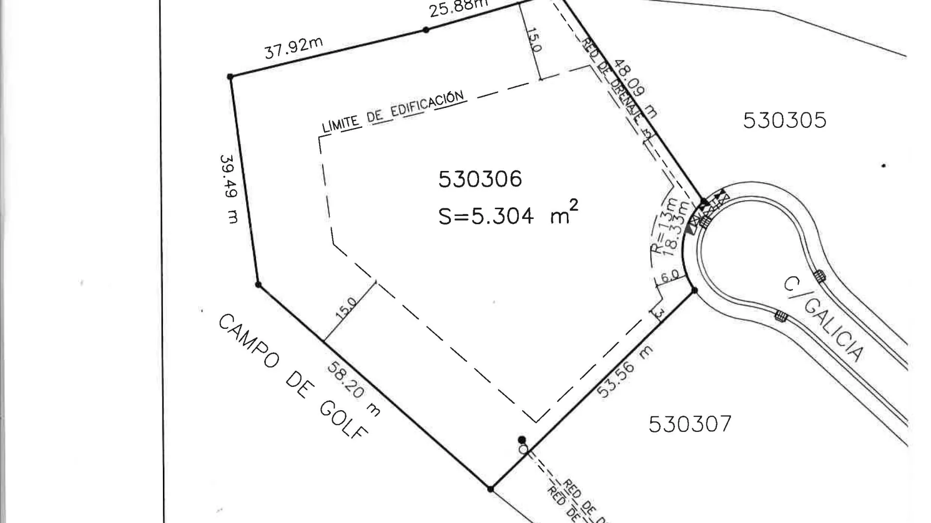 For sale plot in Almenara Golf