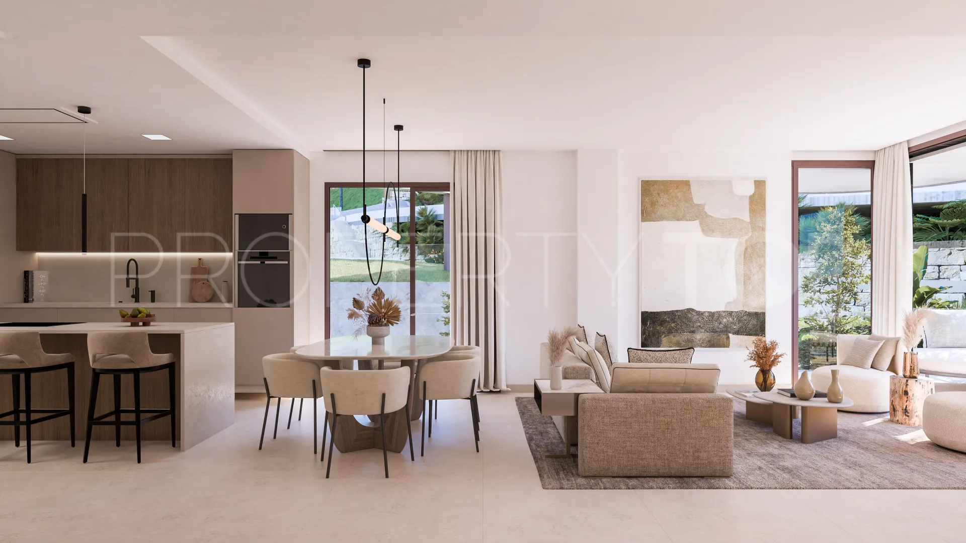 Marbella Este, duplex planta baja de 3 dormitorios a la venta