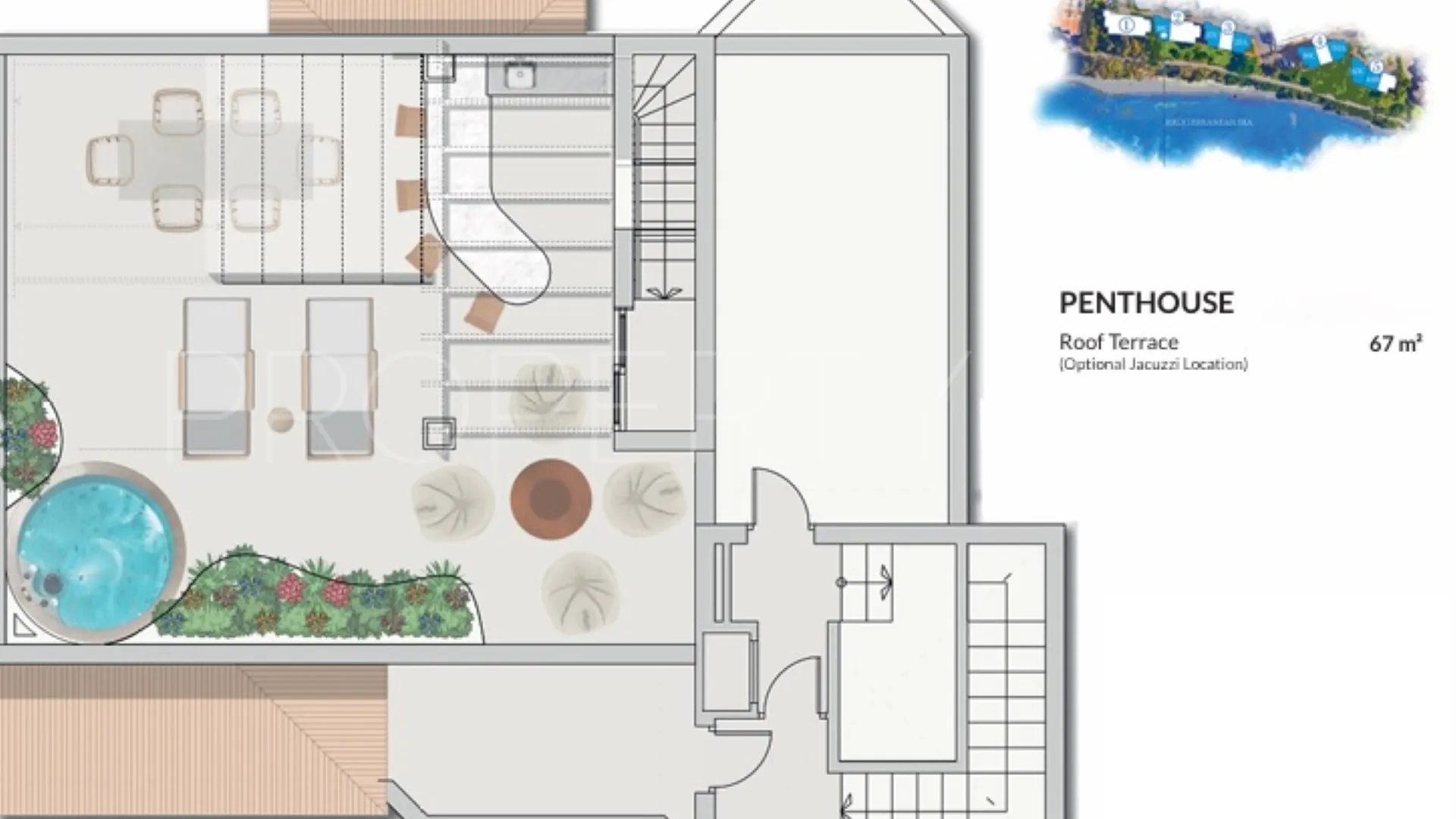 Punta Plata, atico duplex en venta